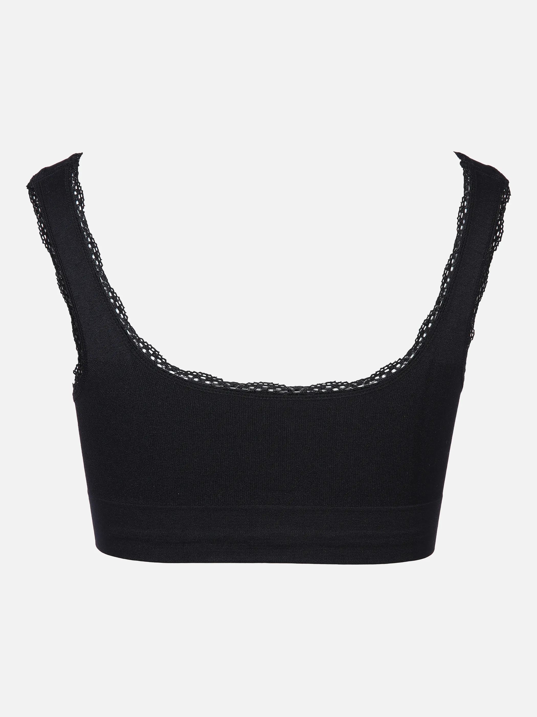 Sure Da.Seamless-Bustier mit Spitze Schwarz 859467 SCHWARZ 2