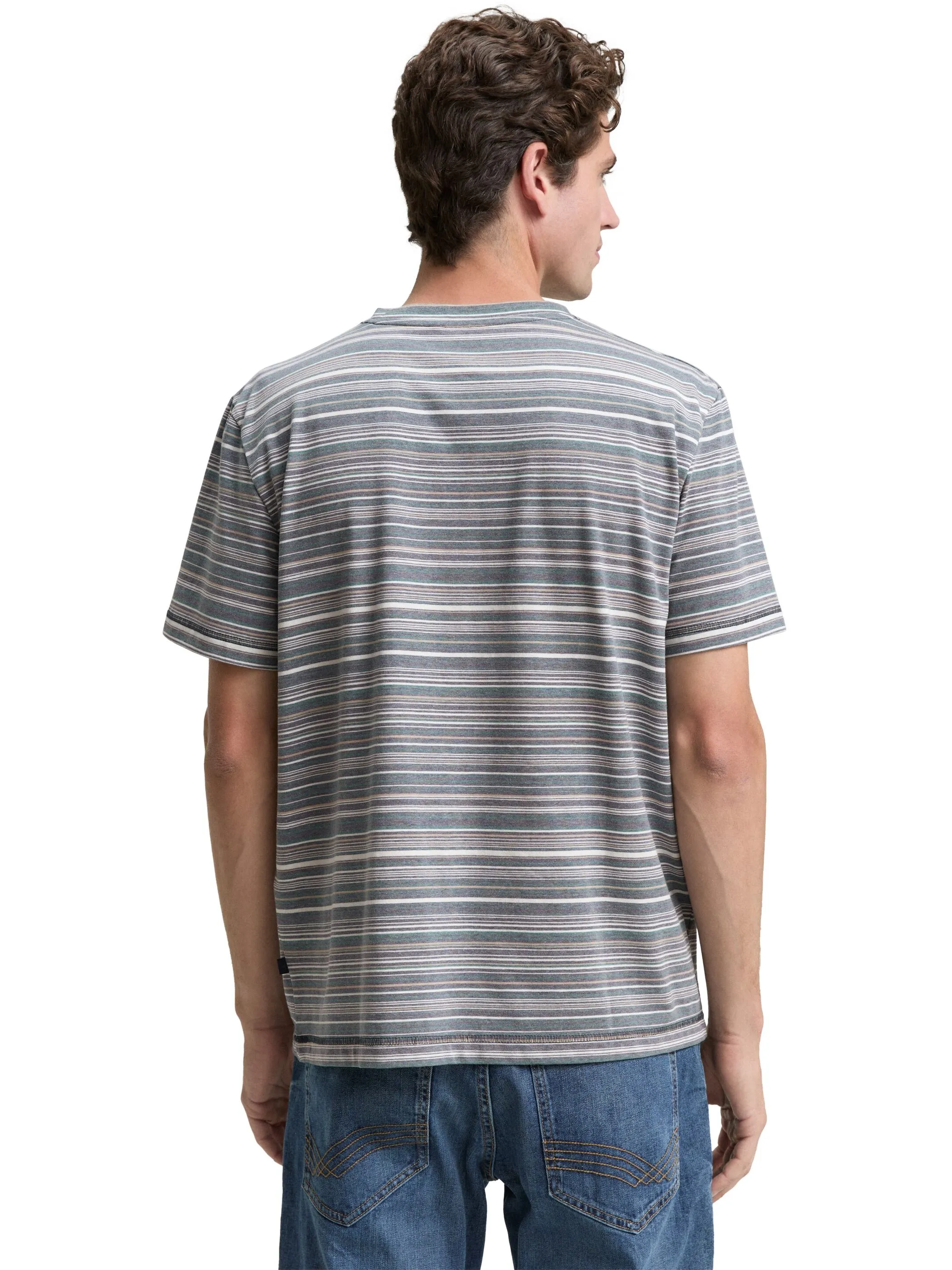 Tom Tailor 1047796 striped t-shirt Blau 914870 38605 2