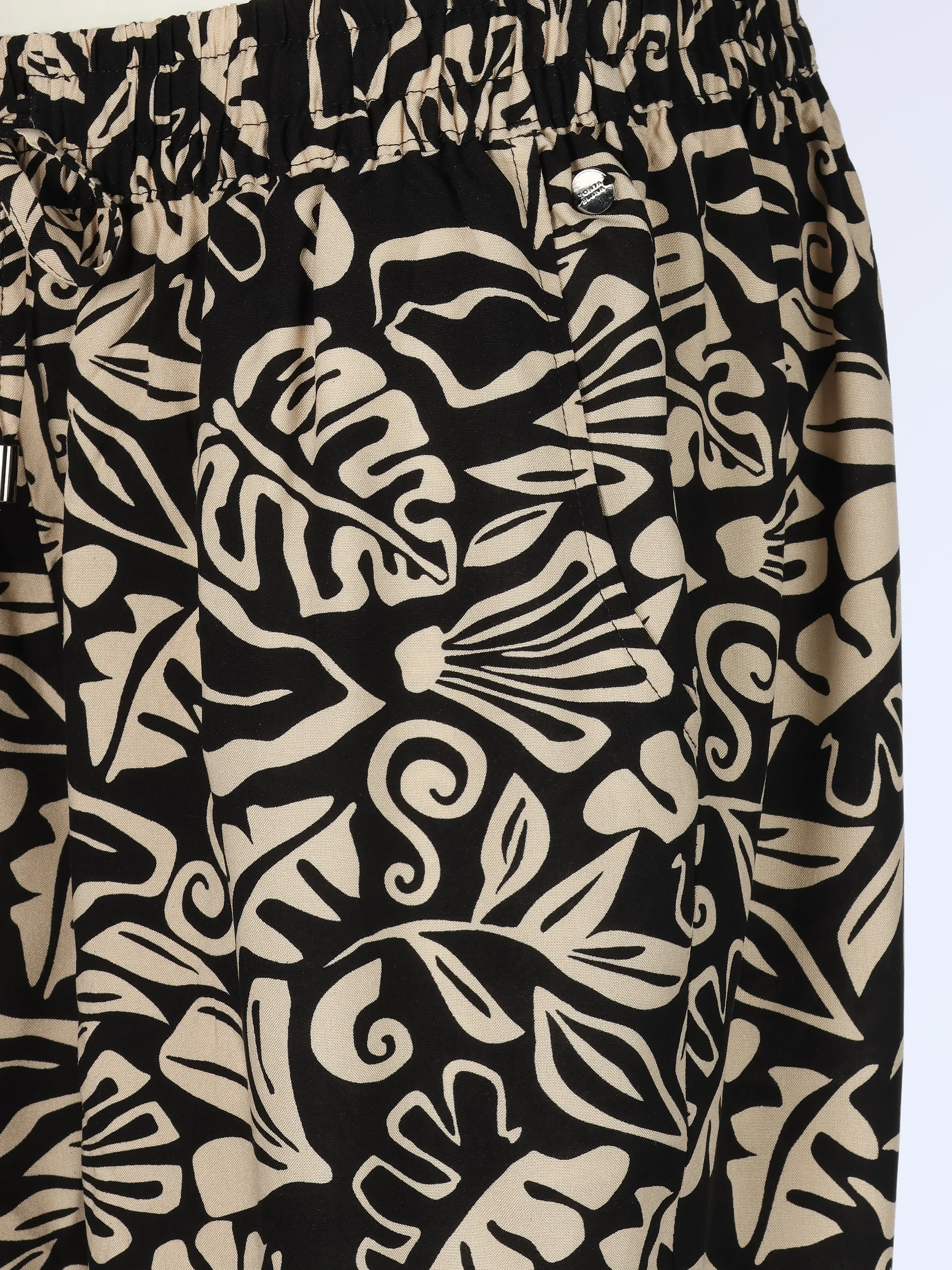 Sonja Blank Da-gr.Gr. Culotte Schwarz 928141 PALM LEAF 4