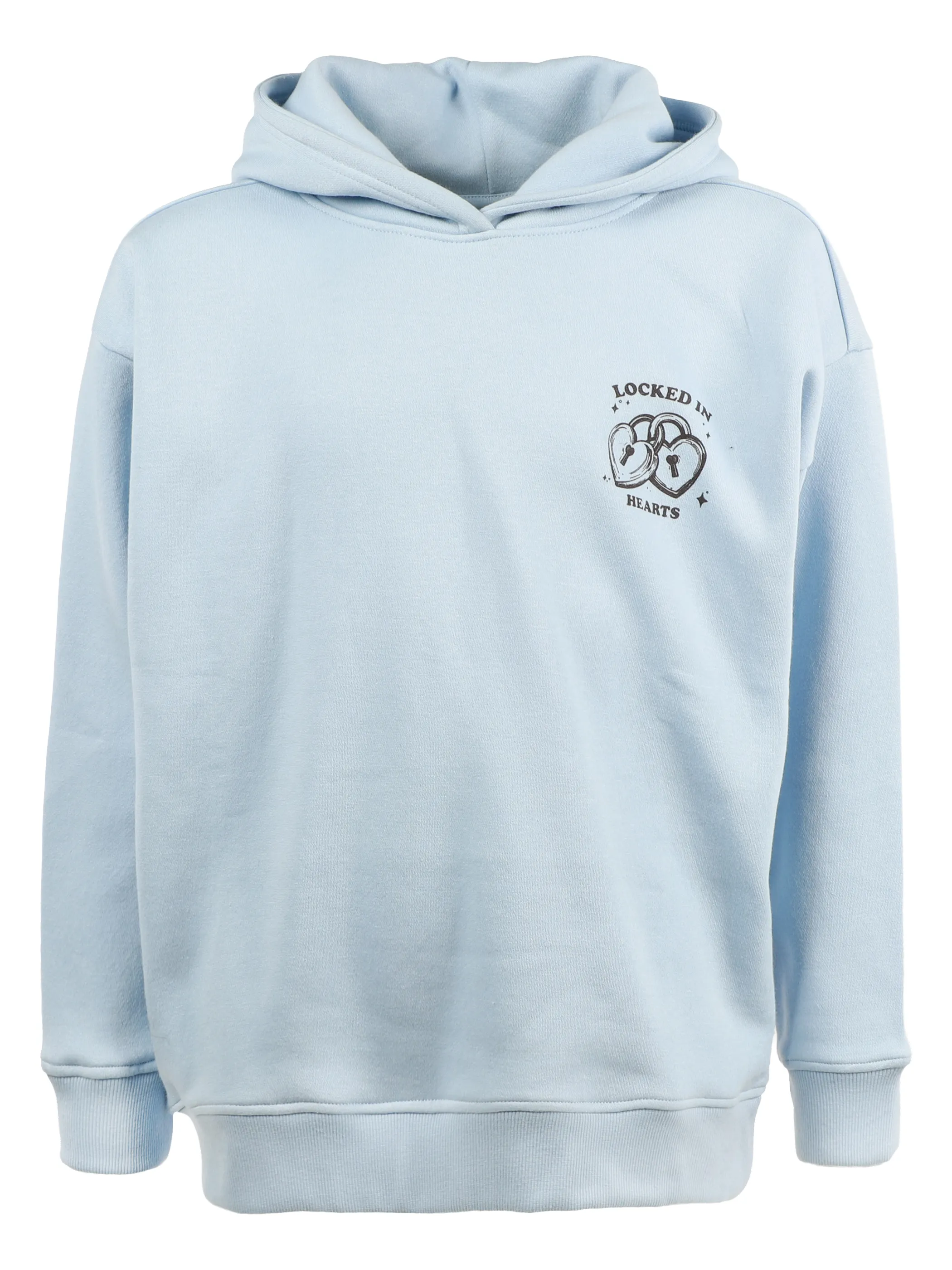 One Way JM Sweatshirt hellblau mit Schloss backprint Blau 930127 HELLBLAU 1