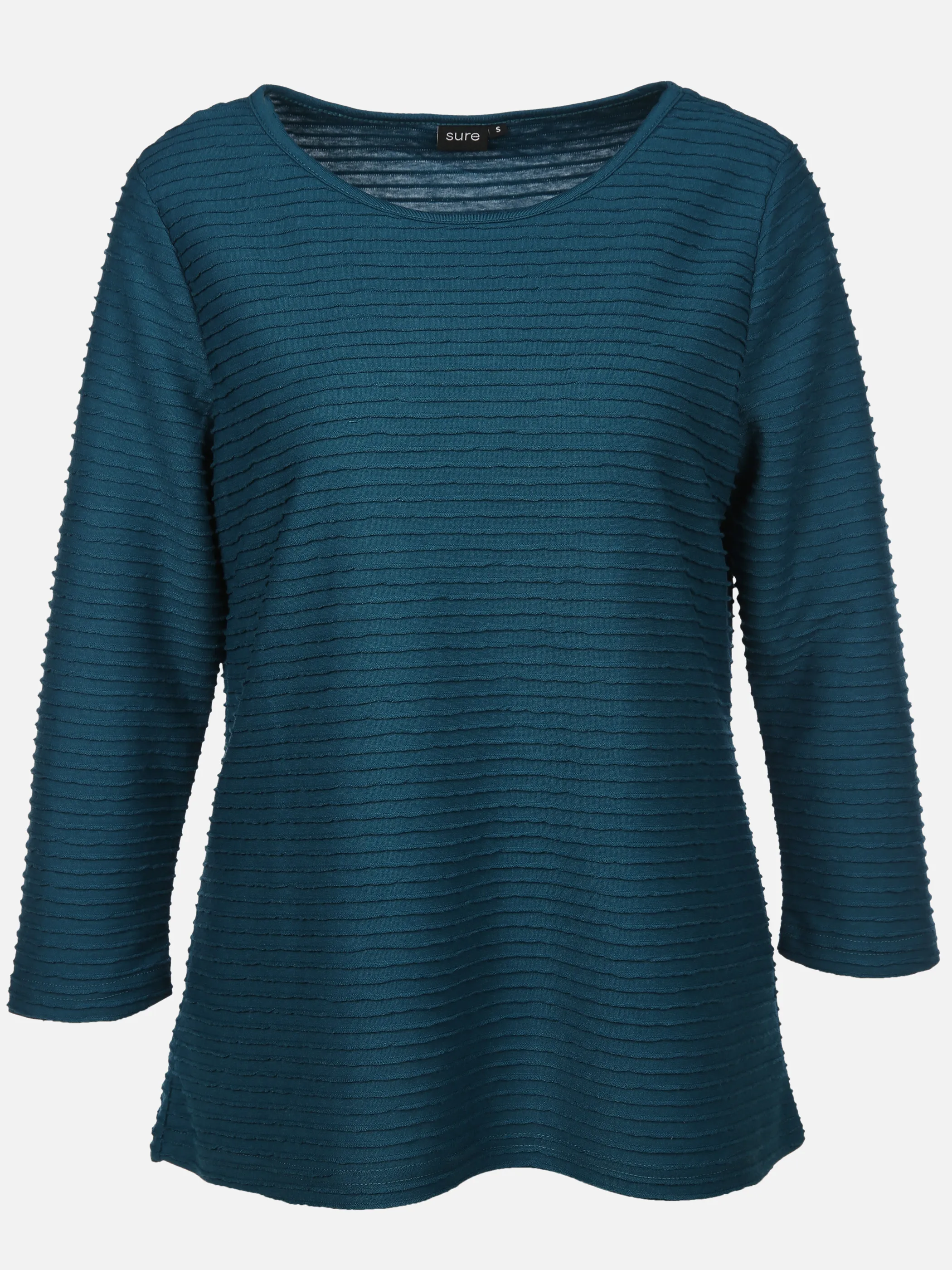 Sure Da-Struktur-Shirt Blau 913109 NILE BLUE 1