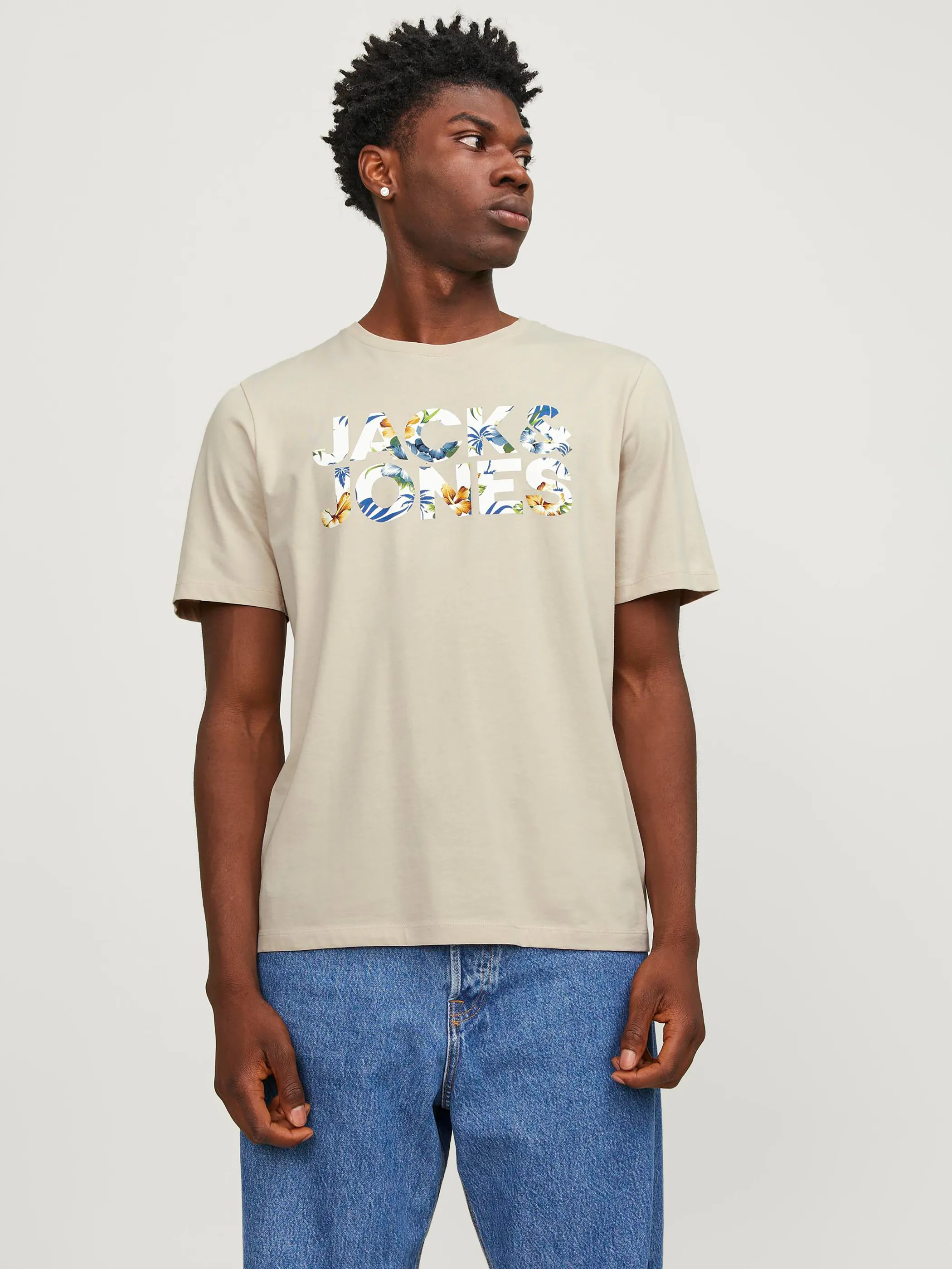 Jack Jones 12250683 JJEJEFF CORP LOGO TEE Weiß 887731 176631001 4 Jack Jones 12250683 JJEJEFF CORP LOGO TEE Weiß 887731 176631001 4