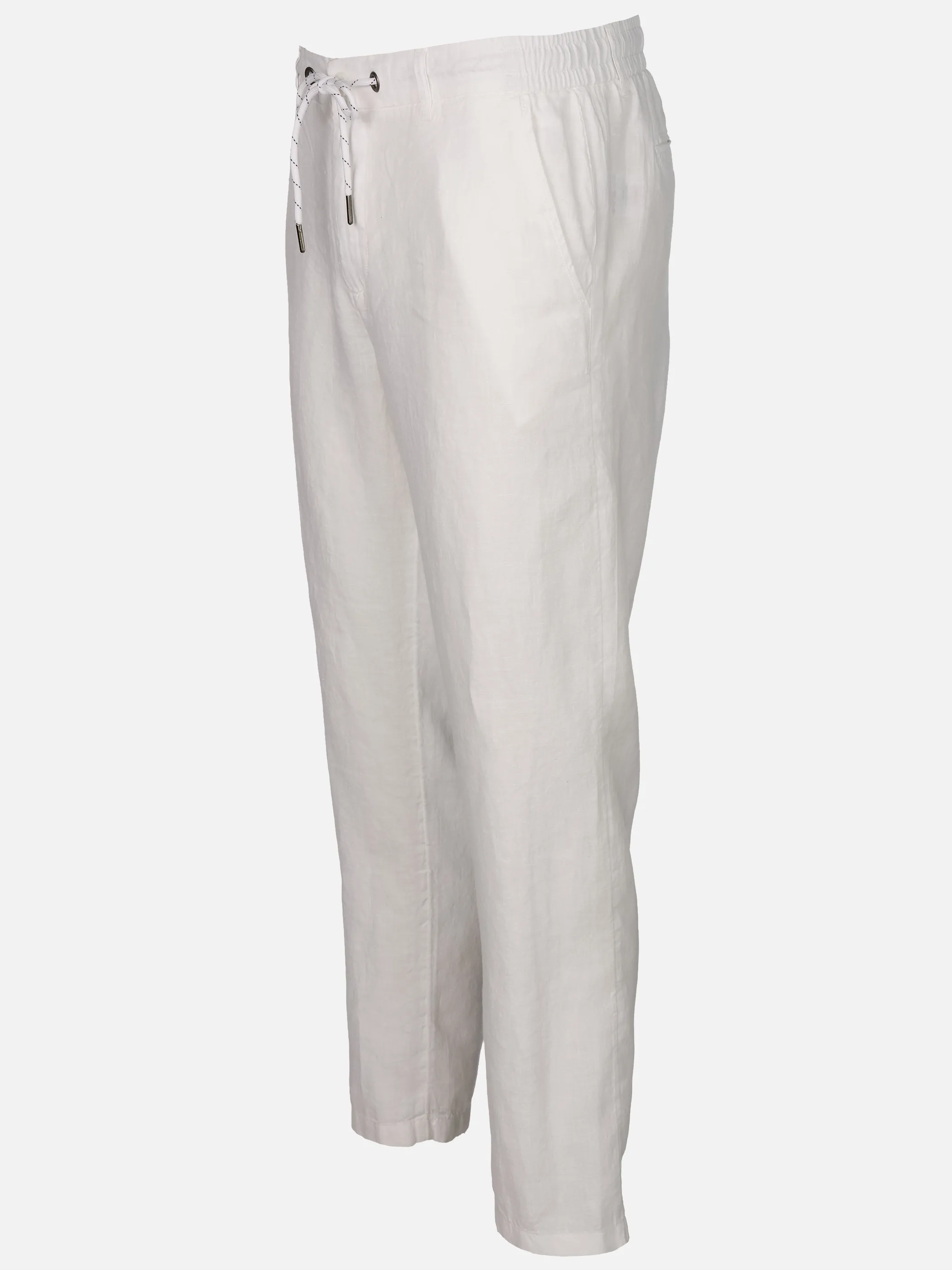 Jim Spencer He. Leinenhose Relax Weiß 891011 WHITE 3