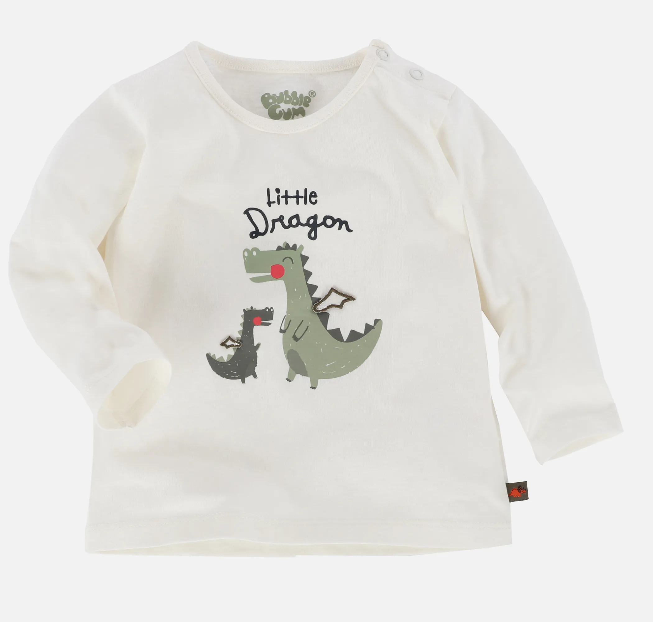 Bubble Gum BJ 2pcs Set Longsleeve mit Dino Print und Joggpant Weiß 899476 WEIß 2 Bubble Gum BJ 2pcs Set Longsleeve mit Dino Print und Joggpant Weiß 899476 WEIß 2