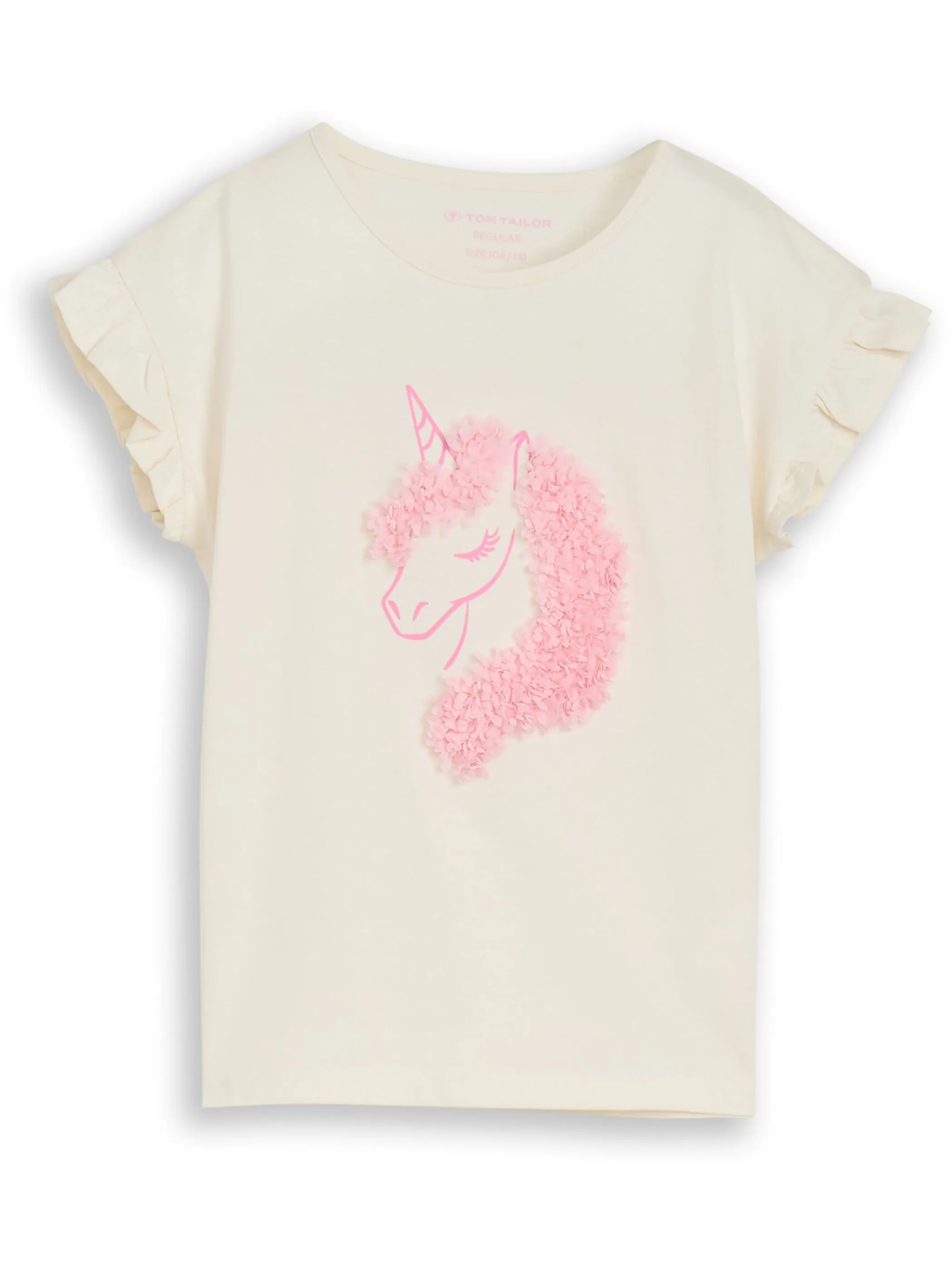 Tom Tailor 1049919 chiffon artwork  t-shirt Weiß 927846 12906 1