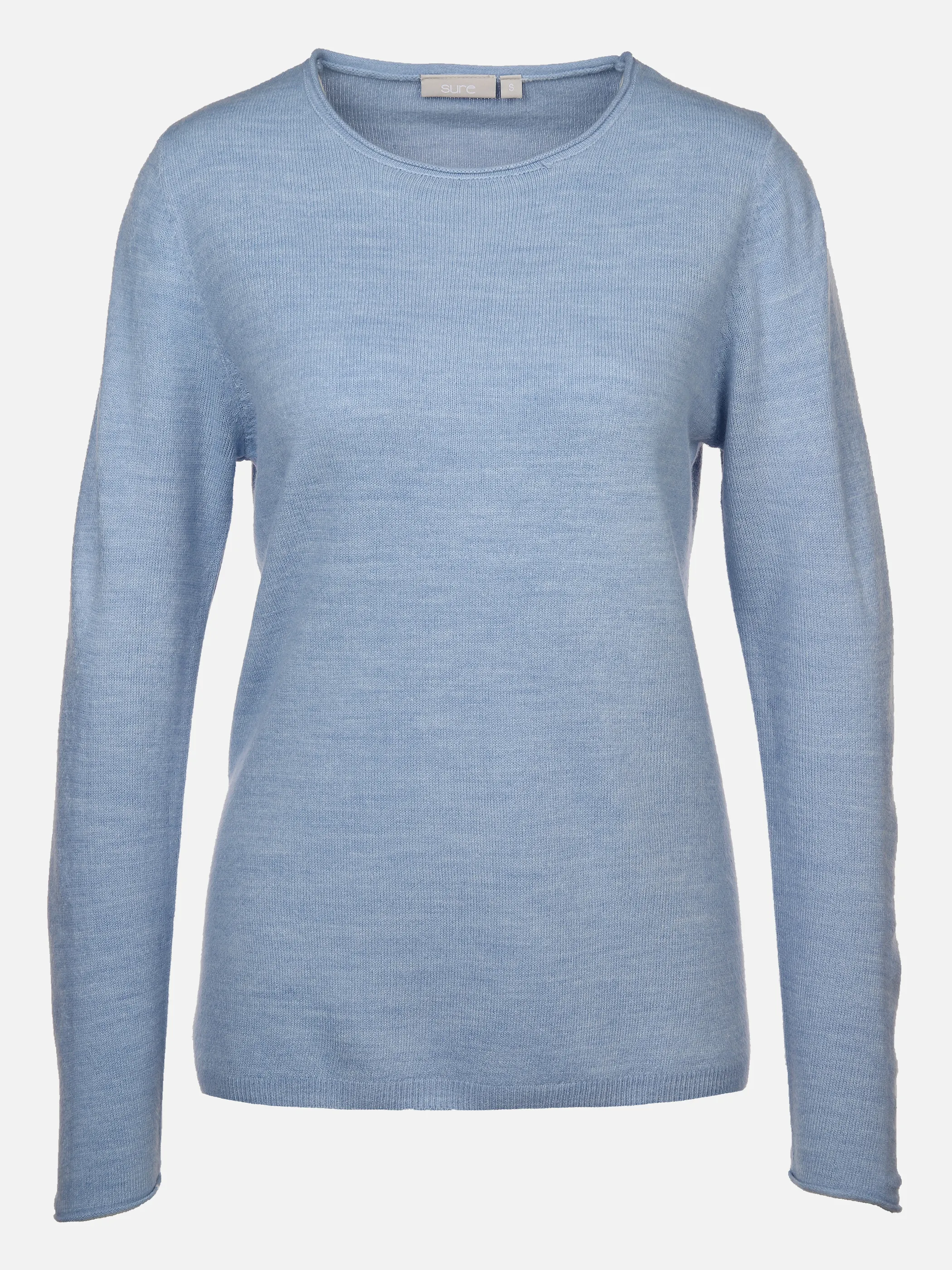 Sure Da-Rundhalspullover cashmere l Blau 879862 FROZEN BLU 1 Sure Da-Rundhalspullover cashmere l Blau 879862 FROZEN BLU 1