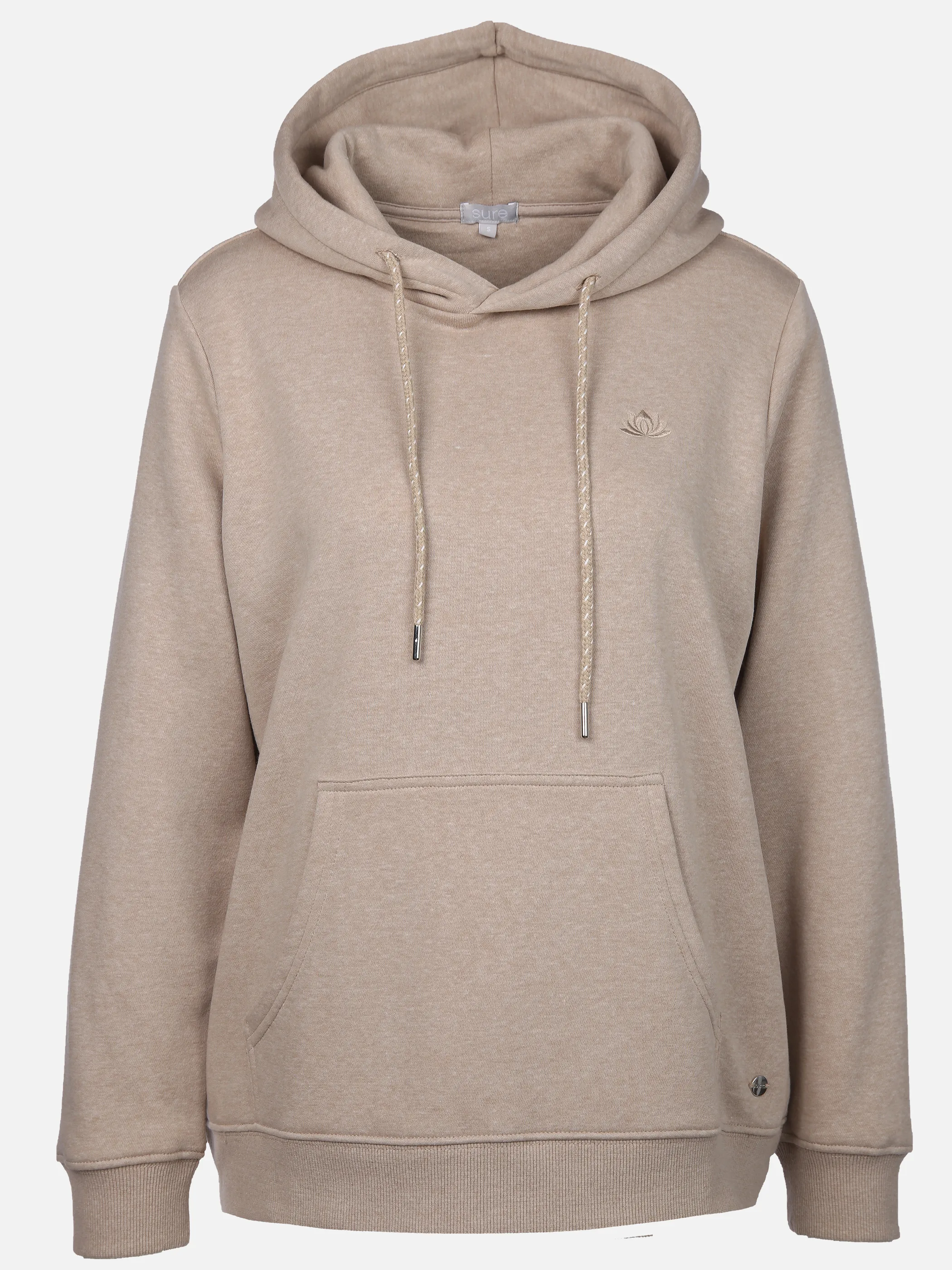 Sure Da-Sweatshirt m. Kapuze Grau 913114 SILVERMEL 1 Sure Da-Sweatshirt m. Kapuze Grau 913114 SILVERMEL 1