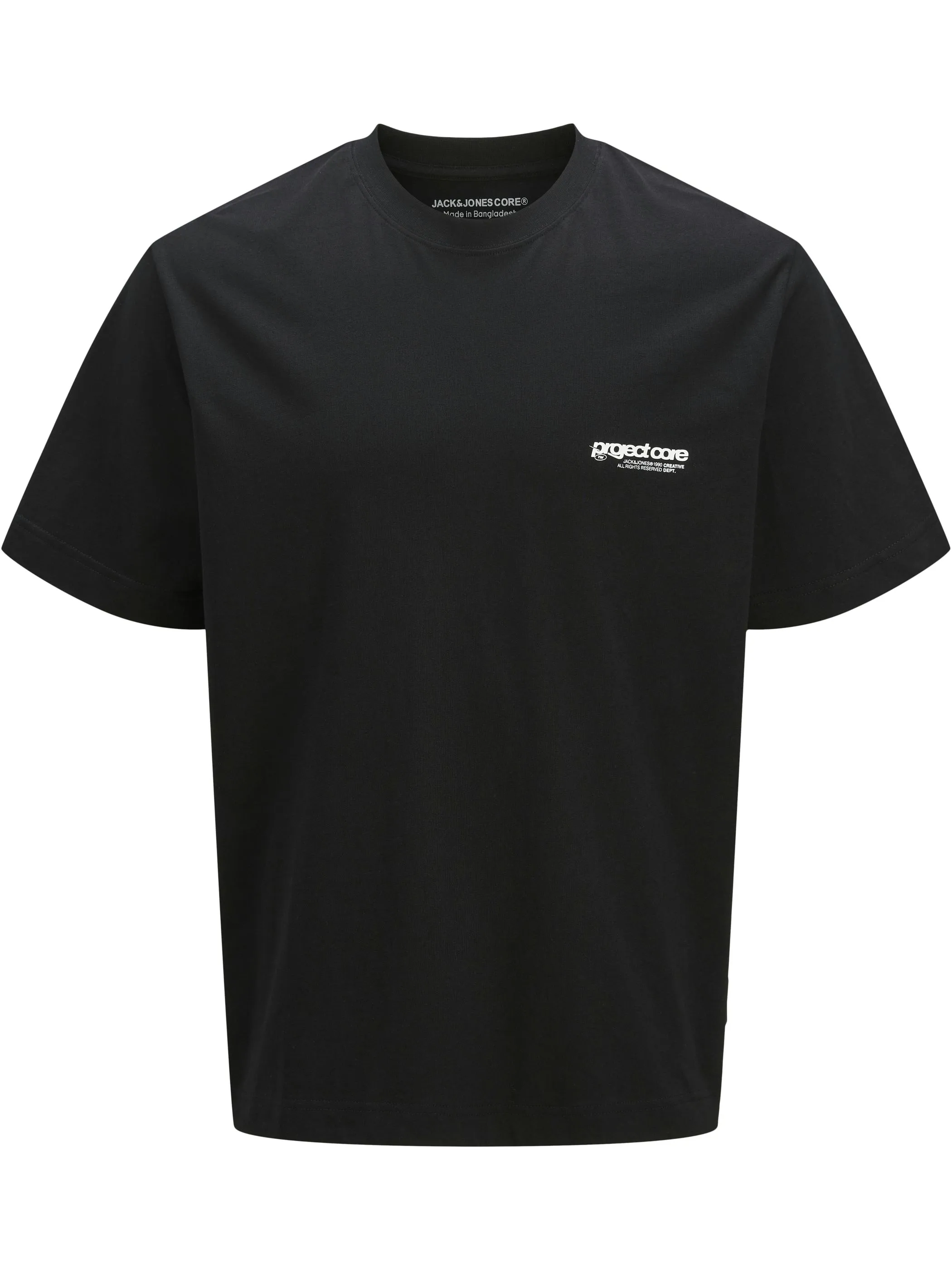 Jack Jones 12273442 JCOUNION BACK PRINT T Schwarz 907171 178012 1