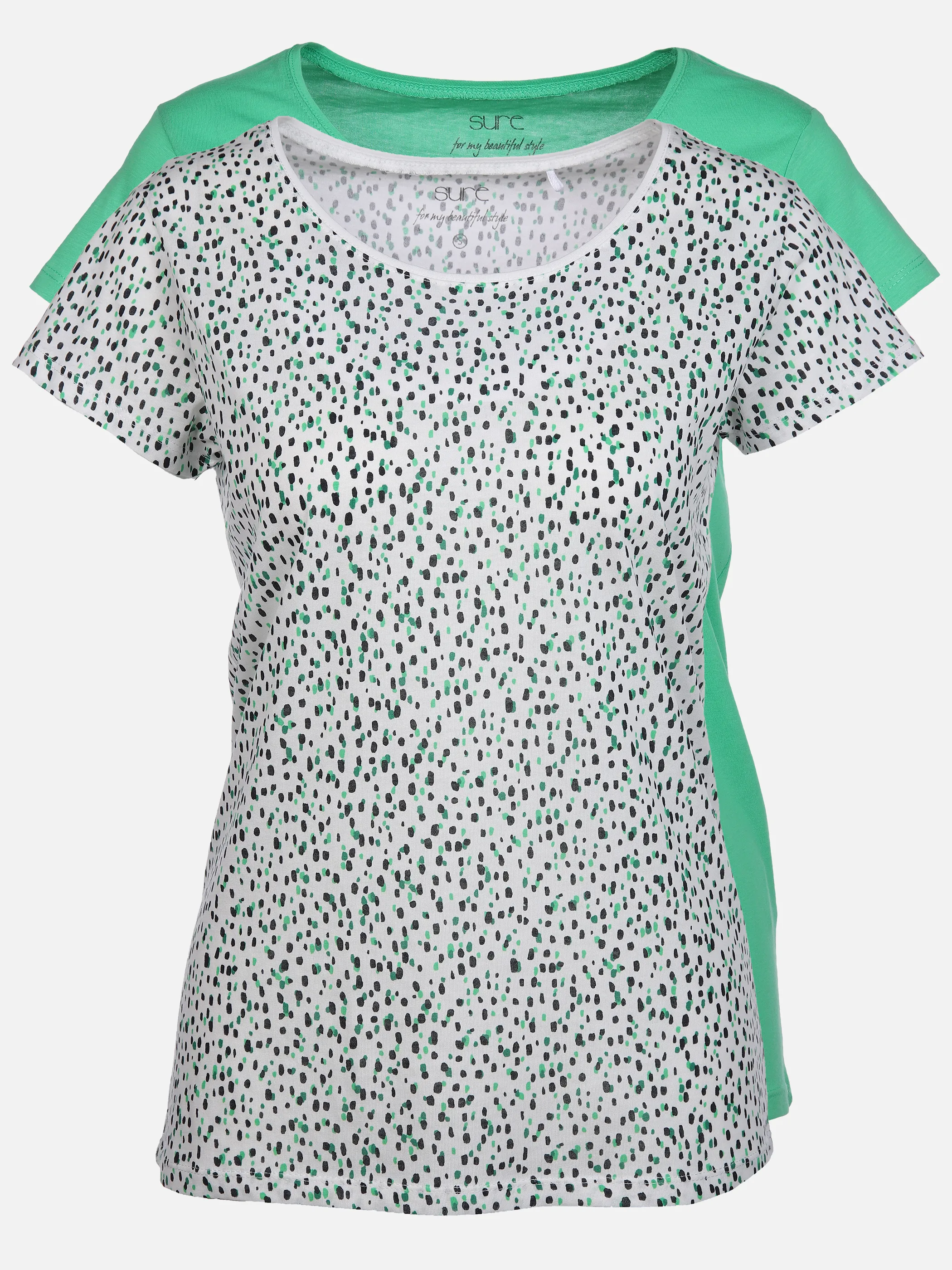 Sure Da-2er Pack T-Shirt Grün 891200 IRISHGREEN 1
