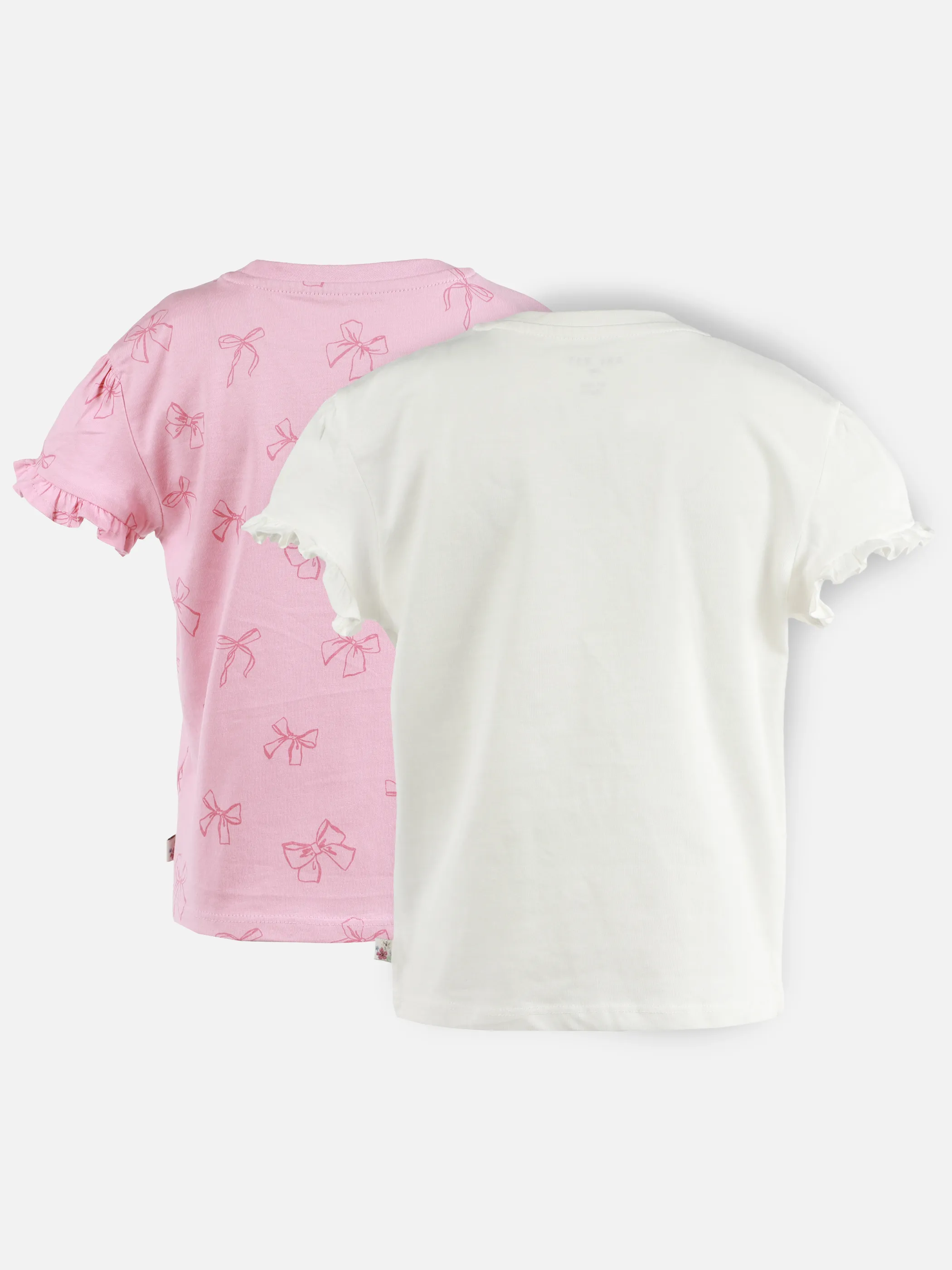 One Way MG 2pcs Pack tshirts 1. AOP in pink /2. FP in weiß Weiß 923234 WEIß/PINK 2