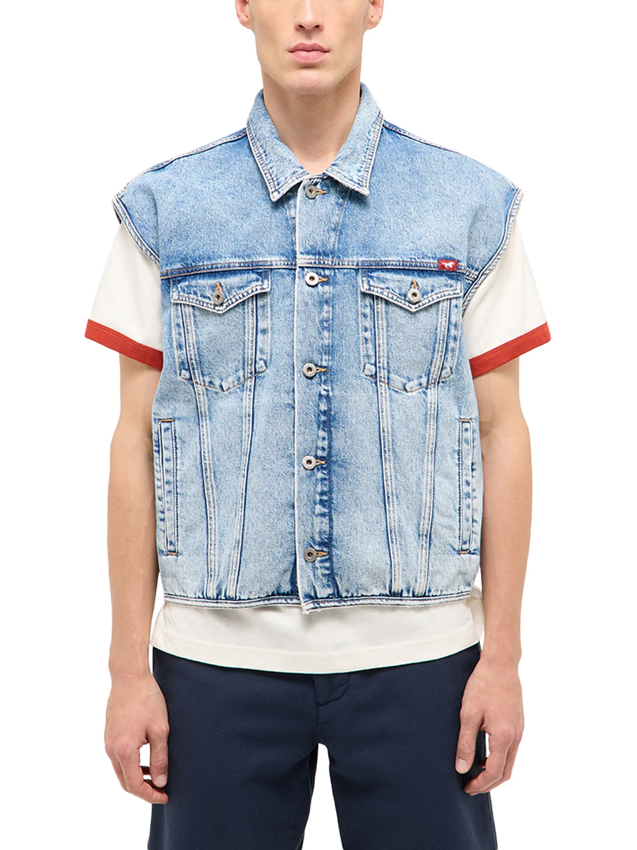 Mustang 1017476 STYLE HEEDE VEST Blau 929102 5000300 1