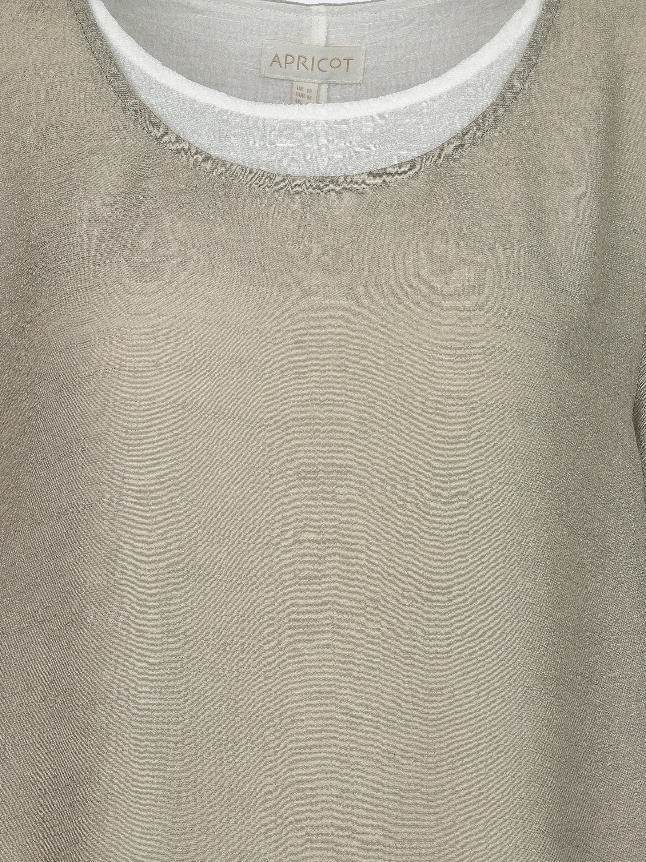 Apricot 847521 Apricot Slub Shimmer Tu Braun 901282 BRN 3