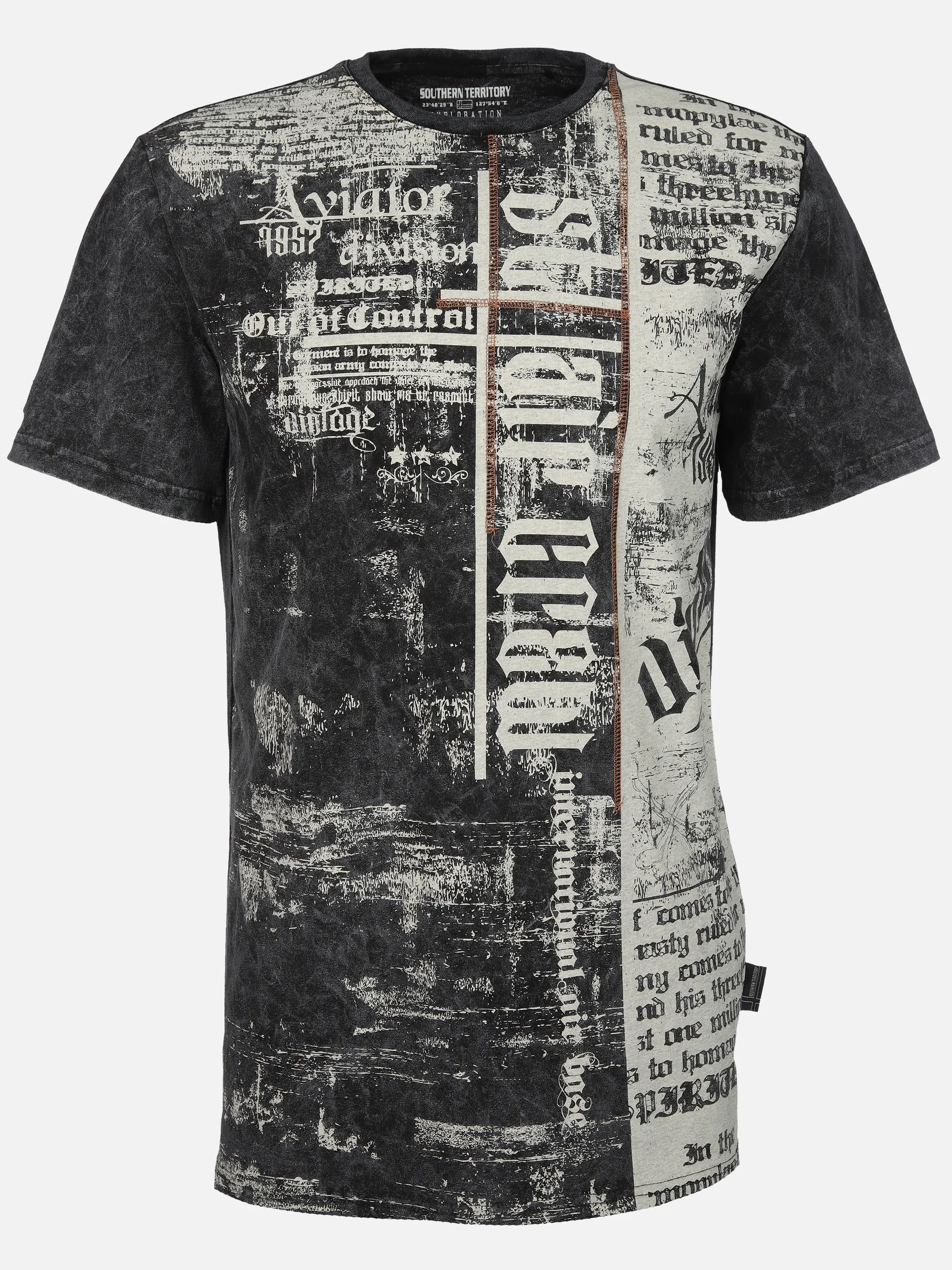 Southern Territory He. T-Shirt 1/2 Arm overlock Schwarz 910636 SCHWARZ 1 Southern Territory He. T-Shirt 1/2 Arm overlock Schwarz 910636 SCHWARZ 1