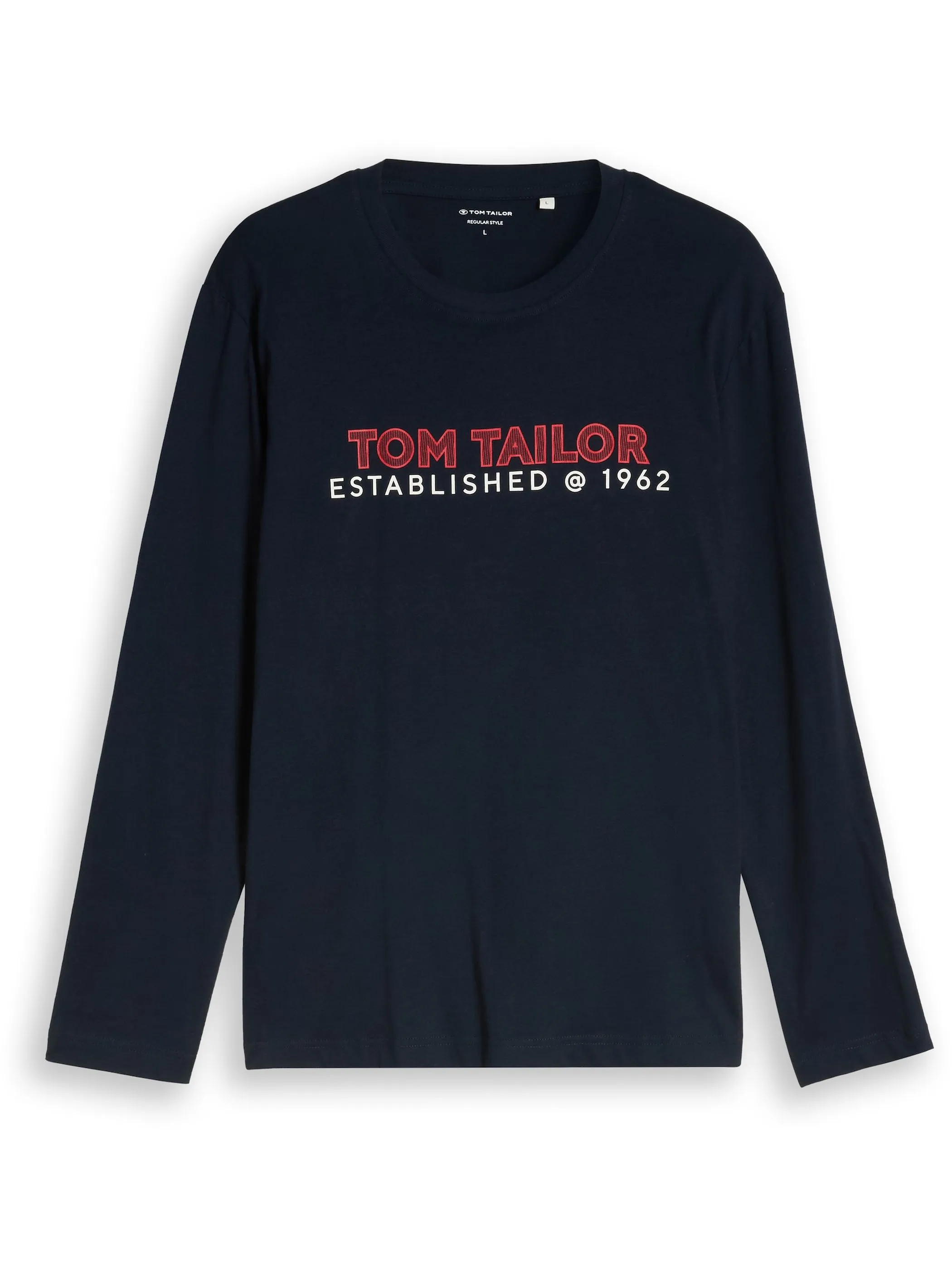 Tom Tailor 1052638 NOS printed longsleeve Blau 934240 10668 5