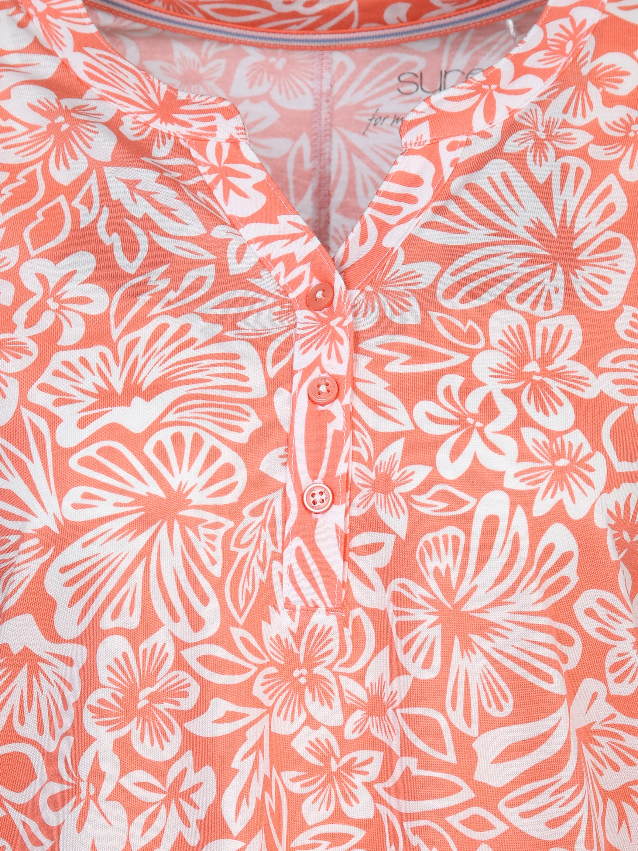 Sure Da-Jersey-Shirt m. Druck Orange 890106 PAPAYA 3 Sure Da-Jersey-Shirt m. Druck Orange 890106 PAPAYA 3