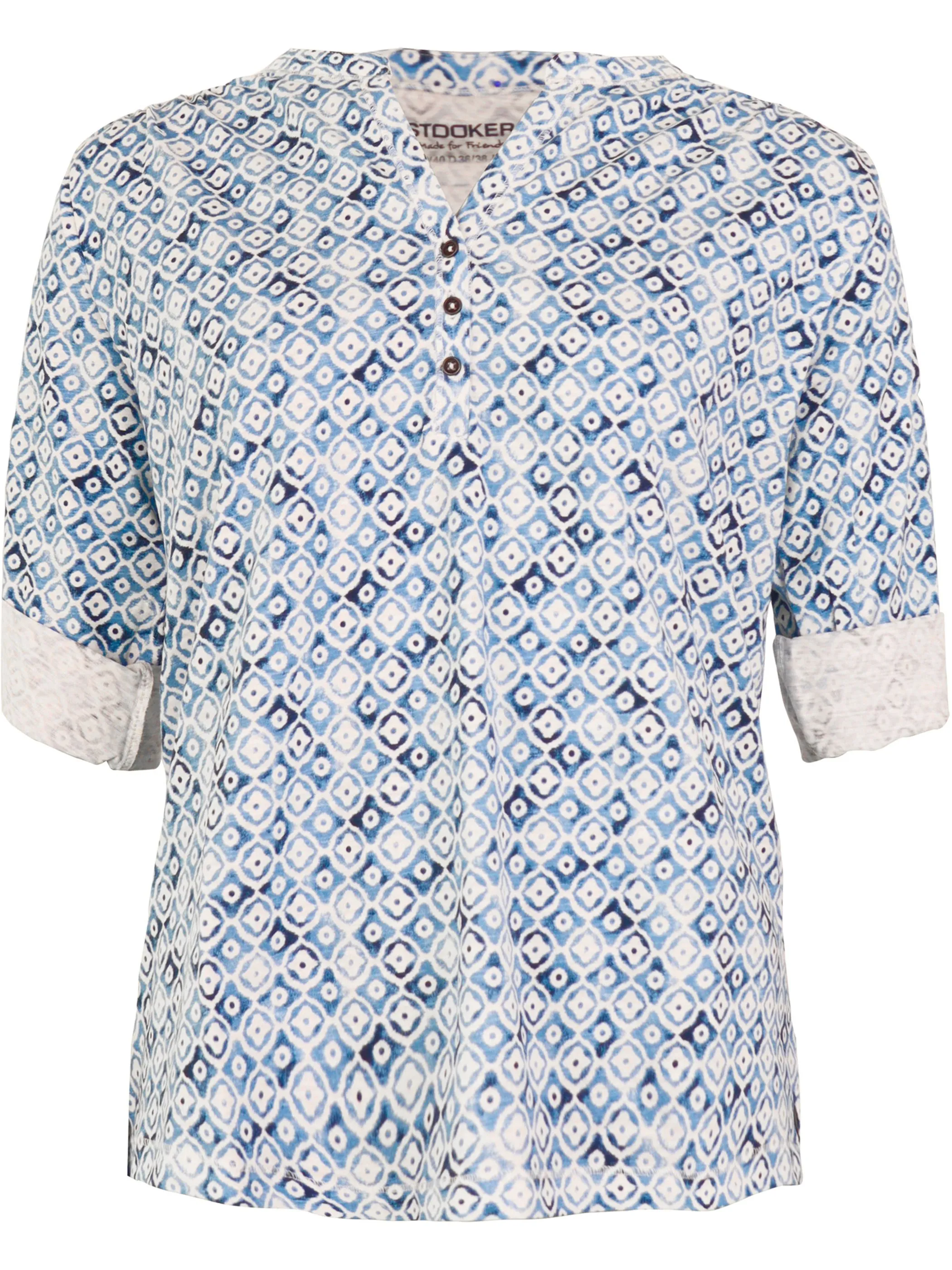 Stooker DOB 25560240009212 Da. T-Shirts / Blau 911355 9212 4