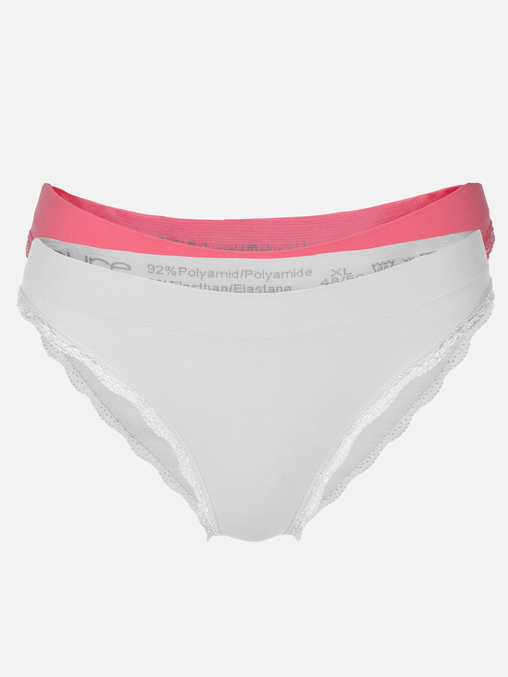 Sure Da. Bikinislip 2er Pack mit Sp Weiß 905035 ECRU 1