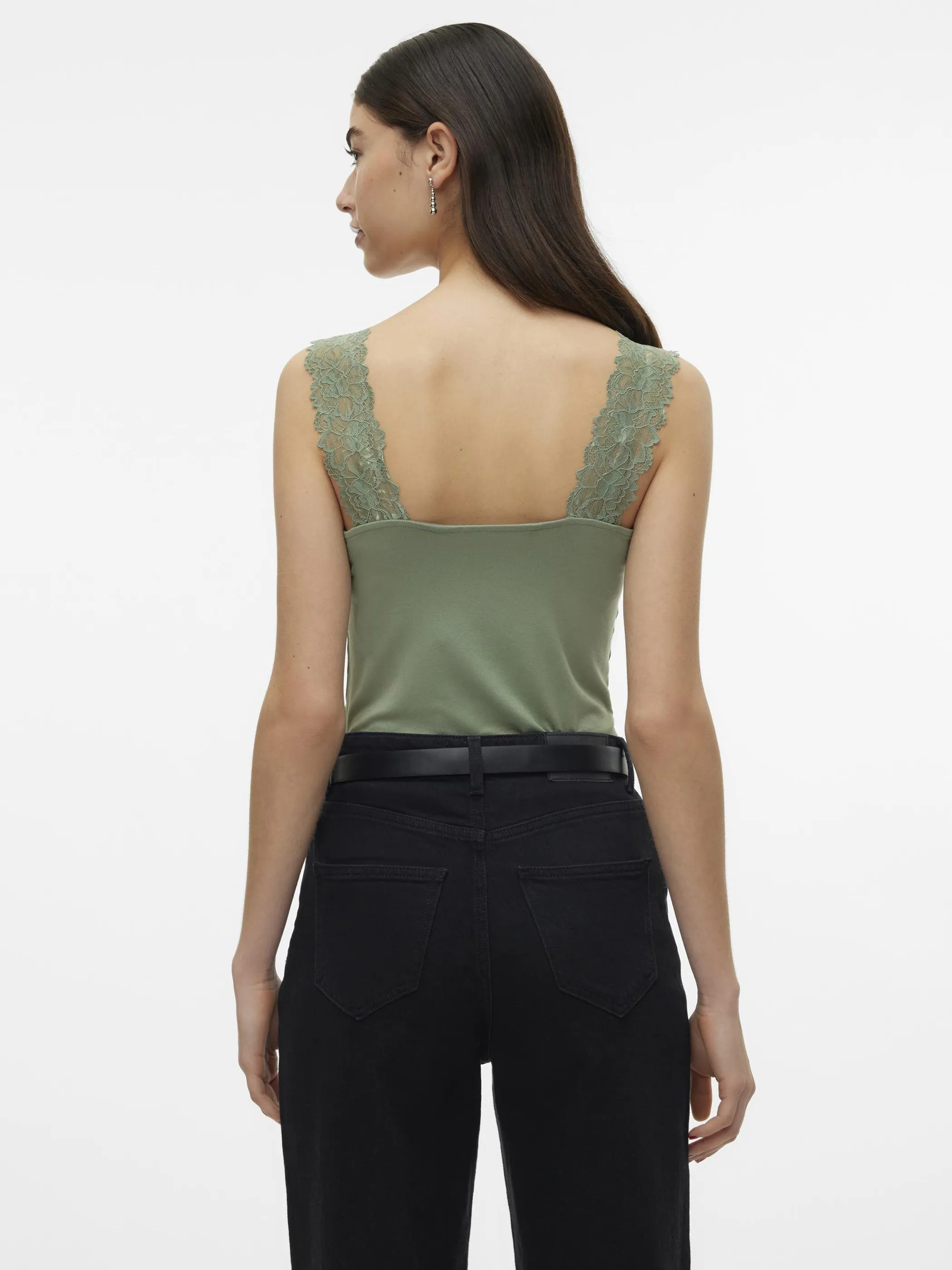Vero Moda 10287348 VMROSA SL TOP JRS NOO Grün 878316 235915 2 Vero Moda 10287348 VMROSA SL TOP JRS NOO Grün 878316 235915 2
