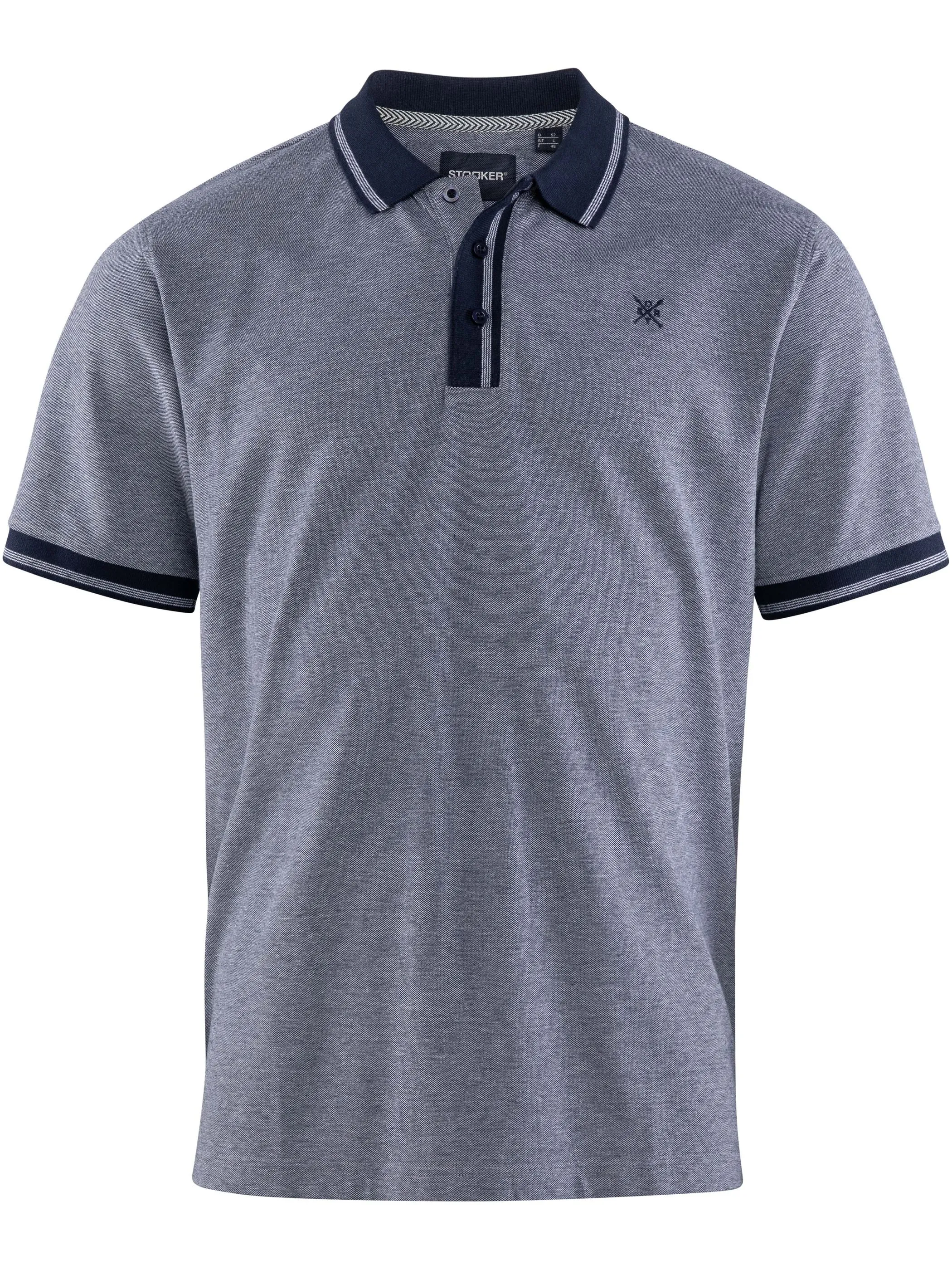 Stooker HAKA 74101180004702 He. Poloshirts, Blau 919845 4702 1