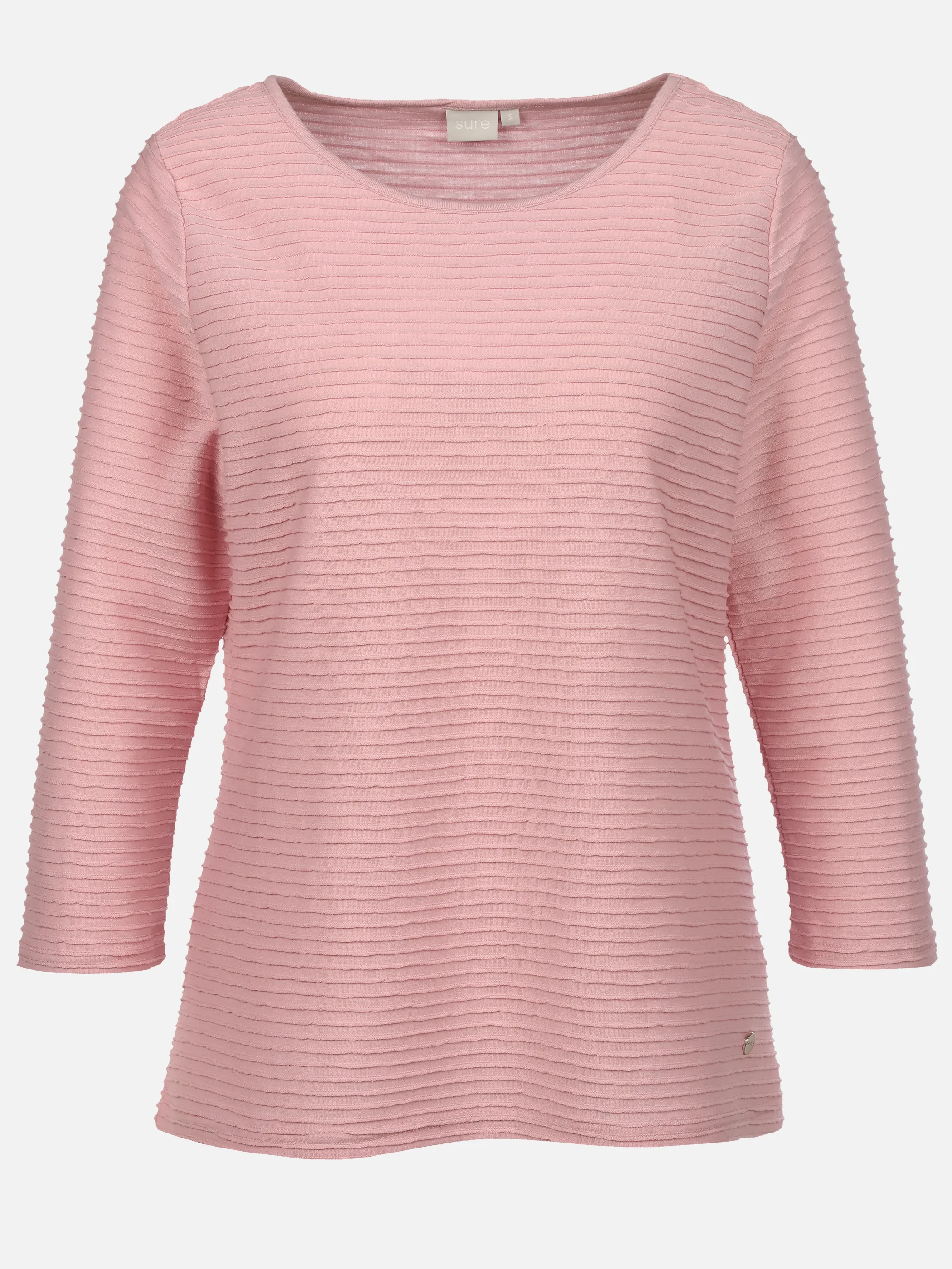 Sure Da-Struktur Shirt, 3/4 Arm Lila 929165 LILAS 1