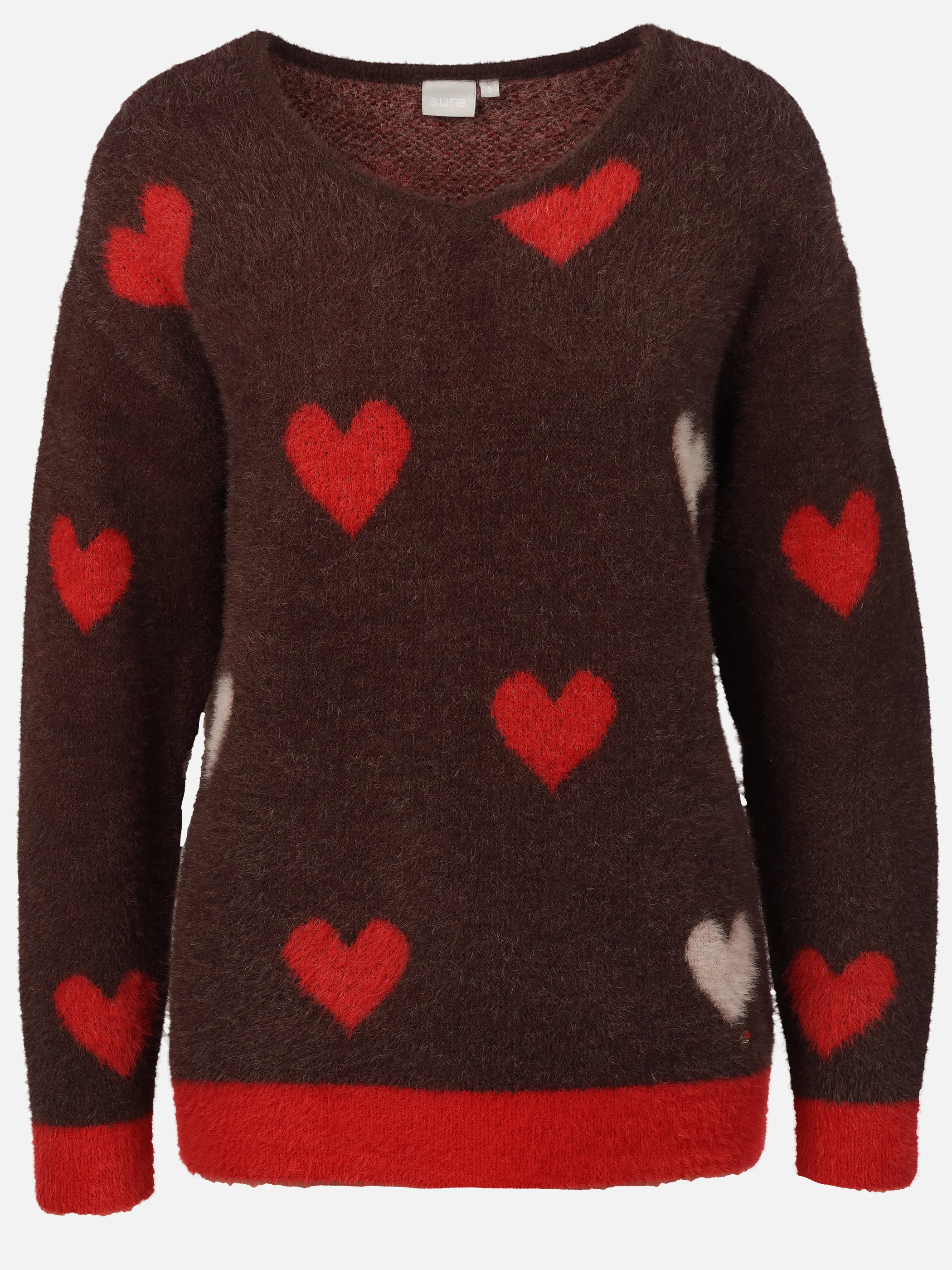 Sure Da.Pullover m.überlappenden Schultern Bunt 929195 BUNT 1