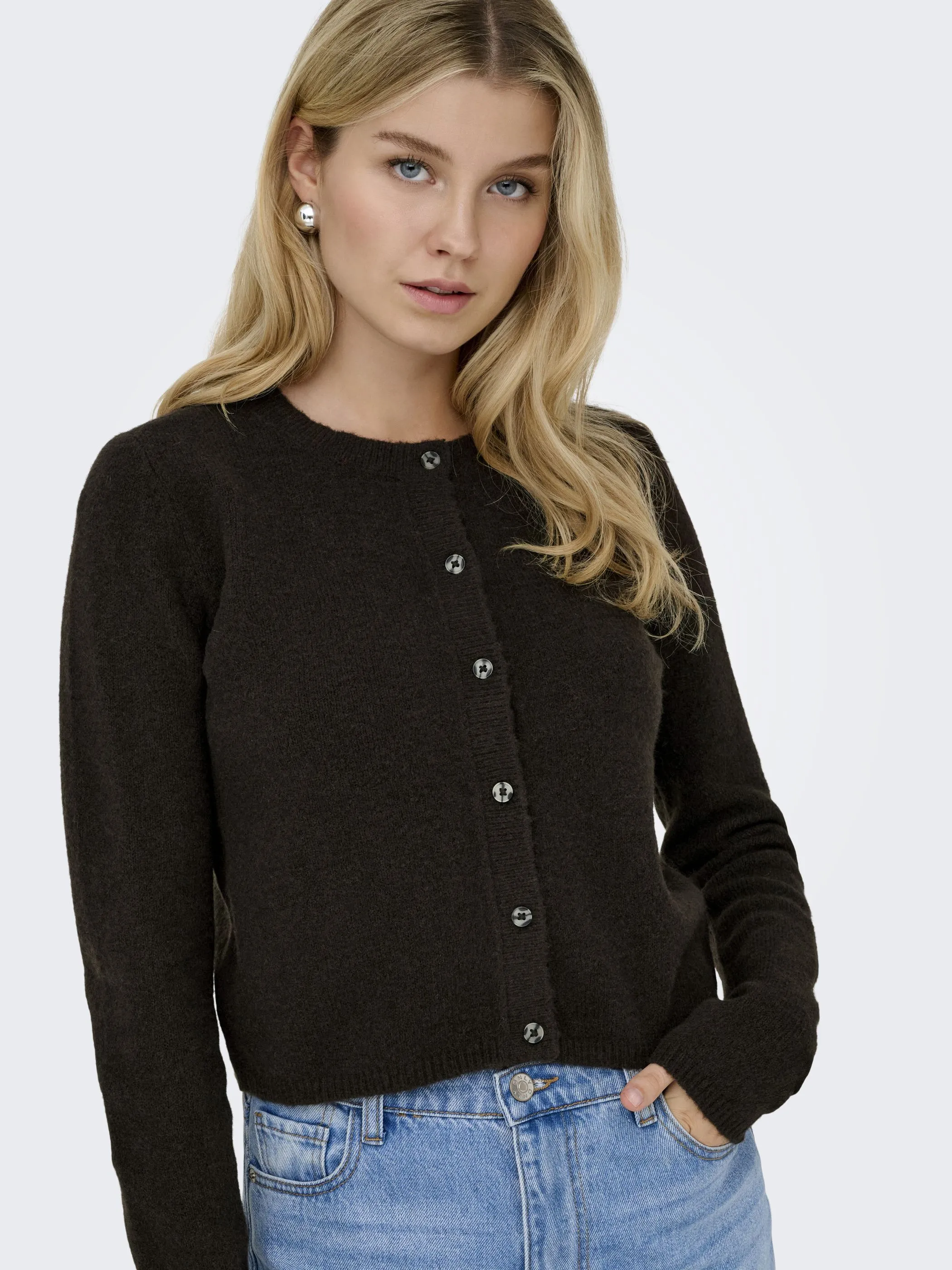 JDY 15330581 JDYCHLOE L/S CARDIGAN Braun 930751 244915001 4