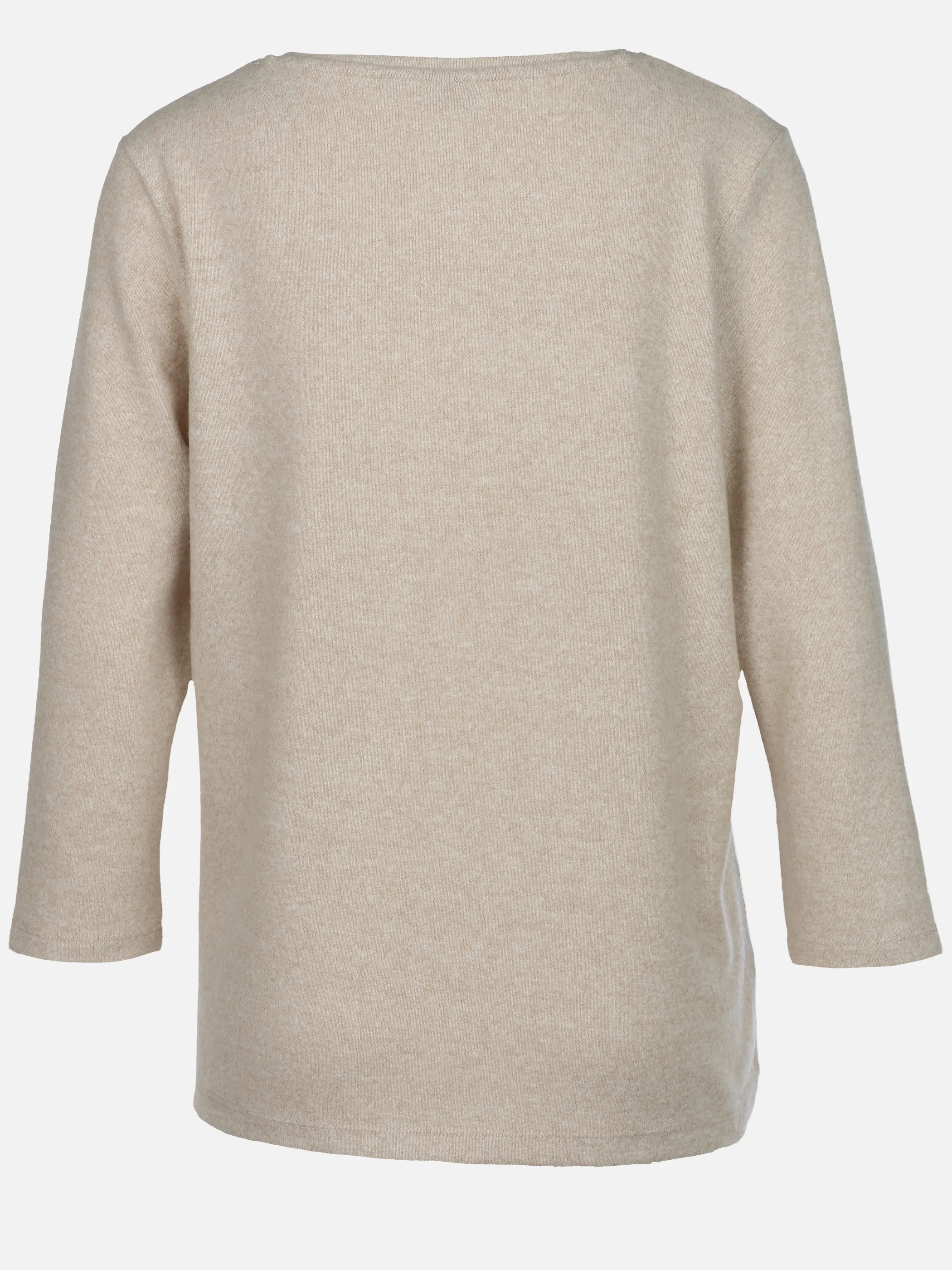 Sure Da. Flausch Shirt m. Frontprint Beige 932334 BEIGE MEL 2
