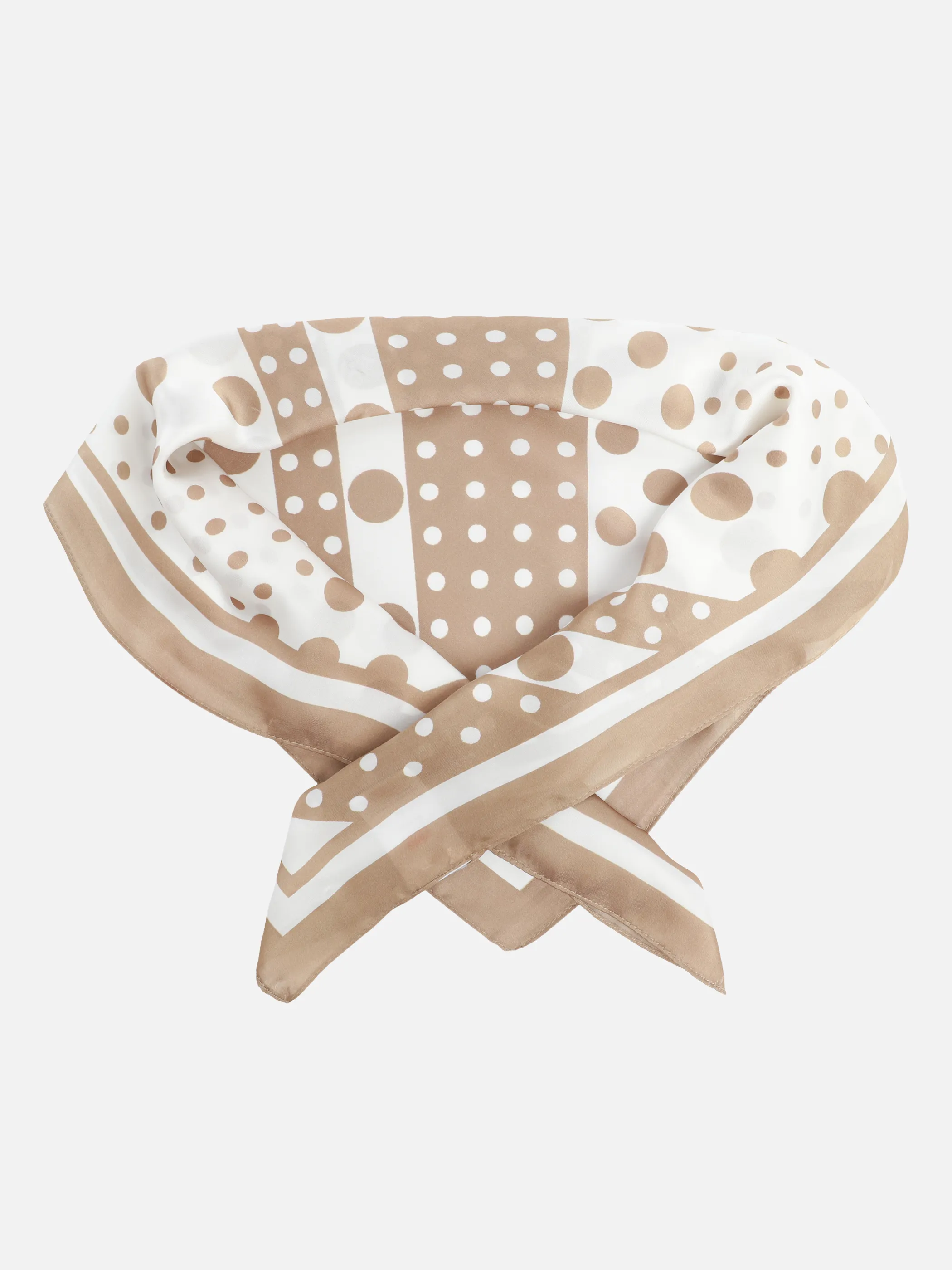 Sure Da-Nickytücher 70*70 cm Beige 930531 DOTS 1