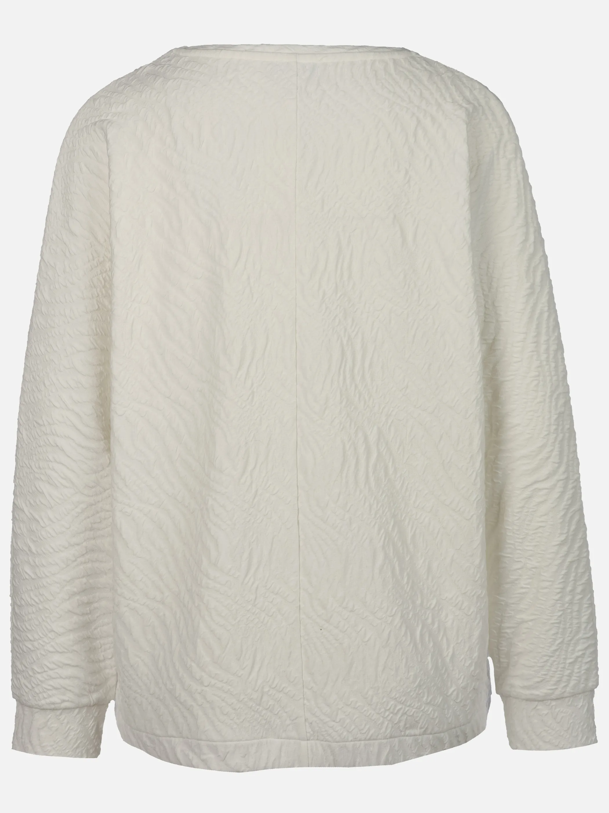 Sure Da-Struktur-Jacquard Shirt Weiß 921071 MILK 2