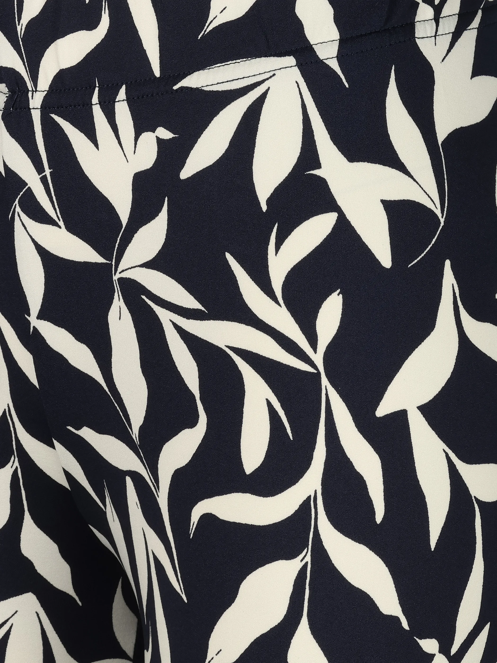 Sure Da-Capri-Leggings m. Print Marine 928063 LEAVES 3