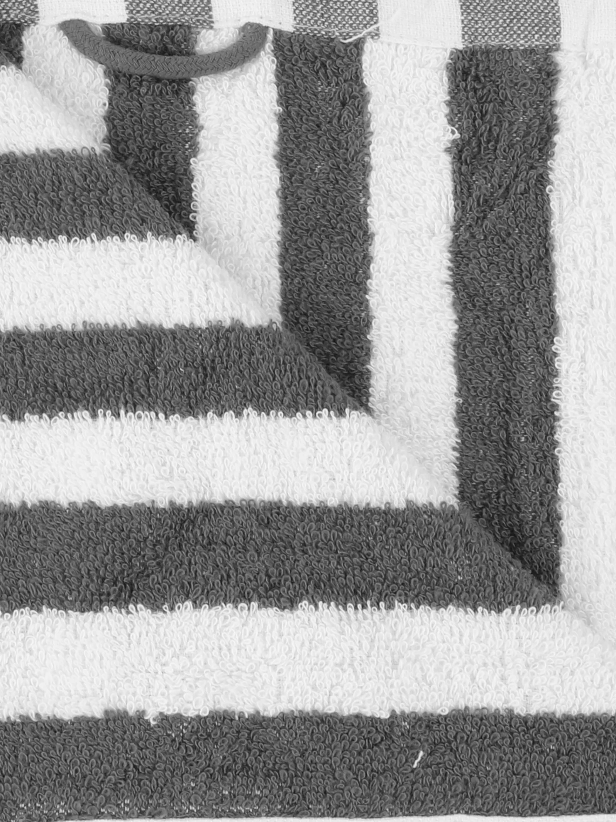 Dream House Gesichtstuch gestreift 30x30 Grau 919677 TIRE 2