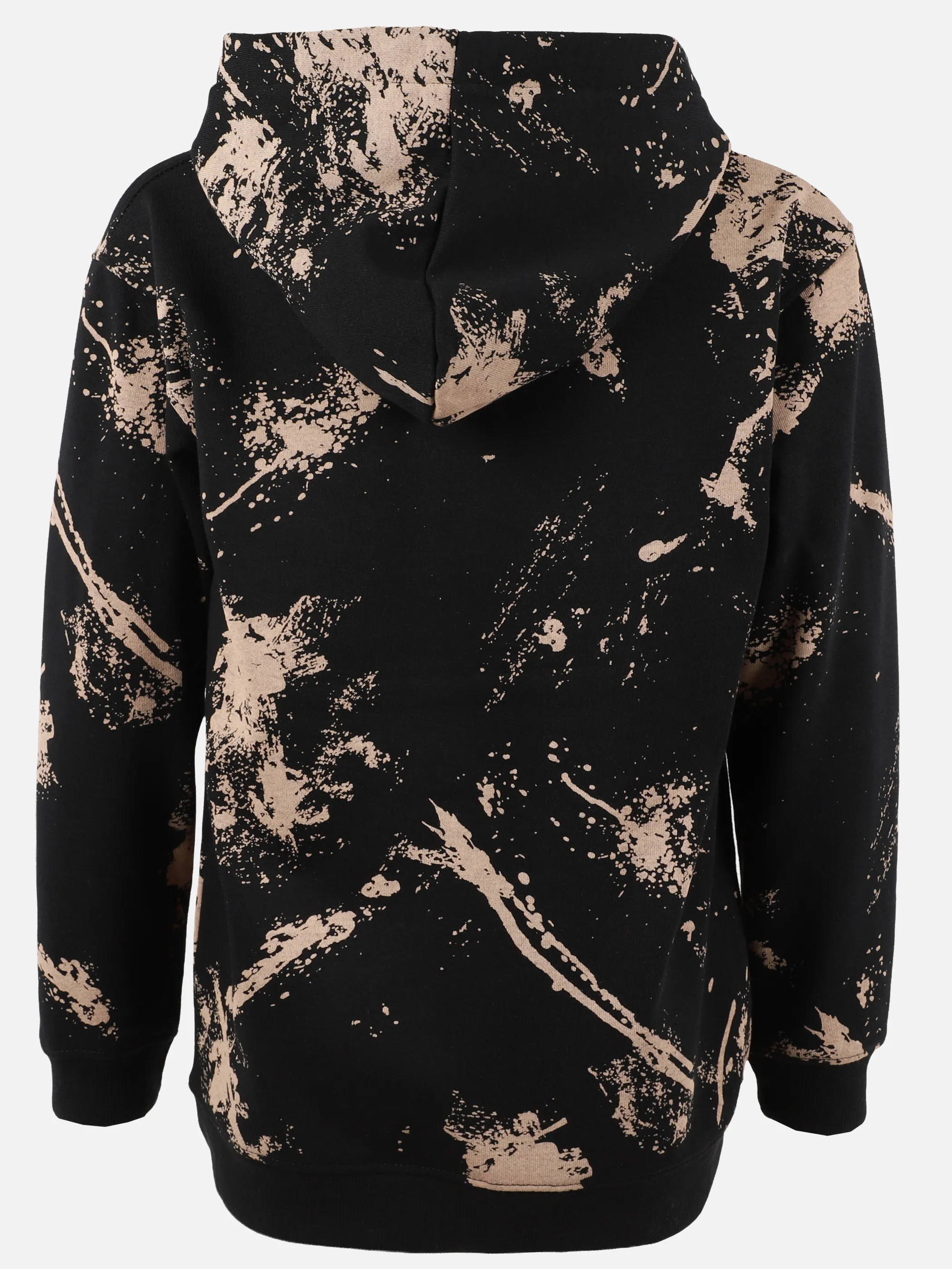 One Way TB Sweatshirt mit braunen Flecken AOP in schwarz Schwarz 922166 SCHWARZ 2