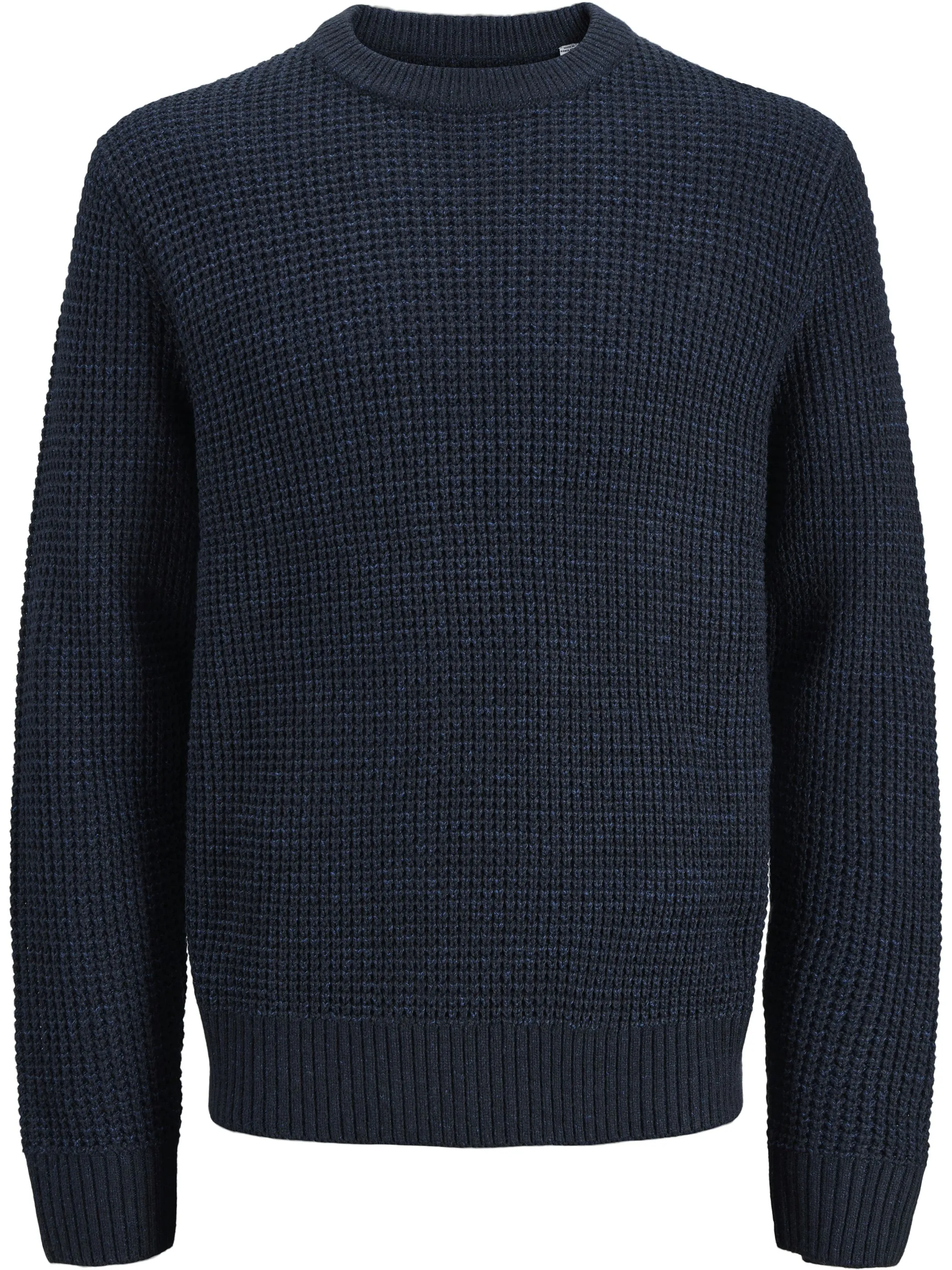 Jack&Jones Junior 12287720 JJGLOBAL KNIT CREW NE Schwarz 918391 175917 1