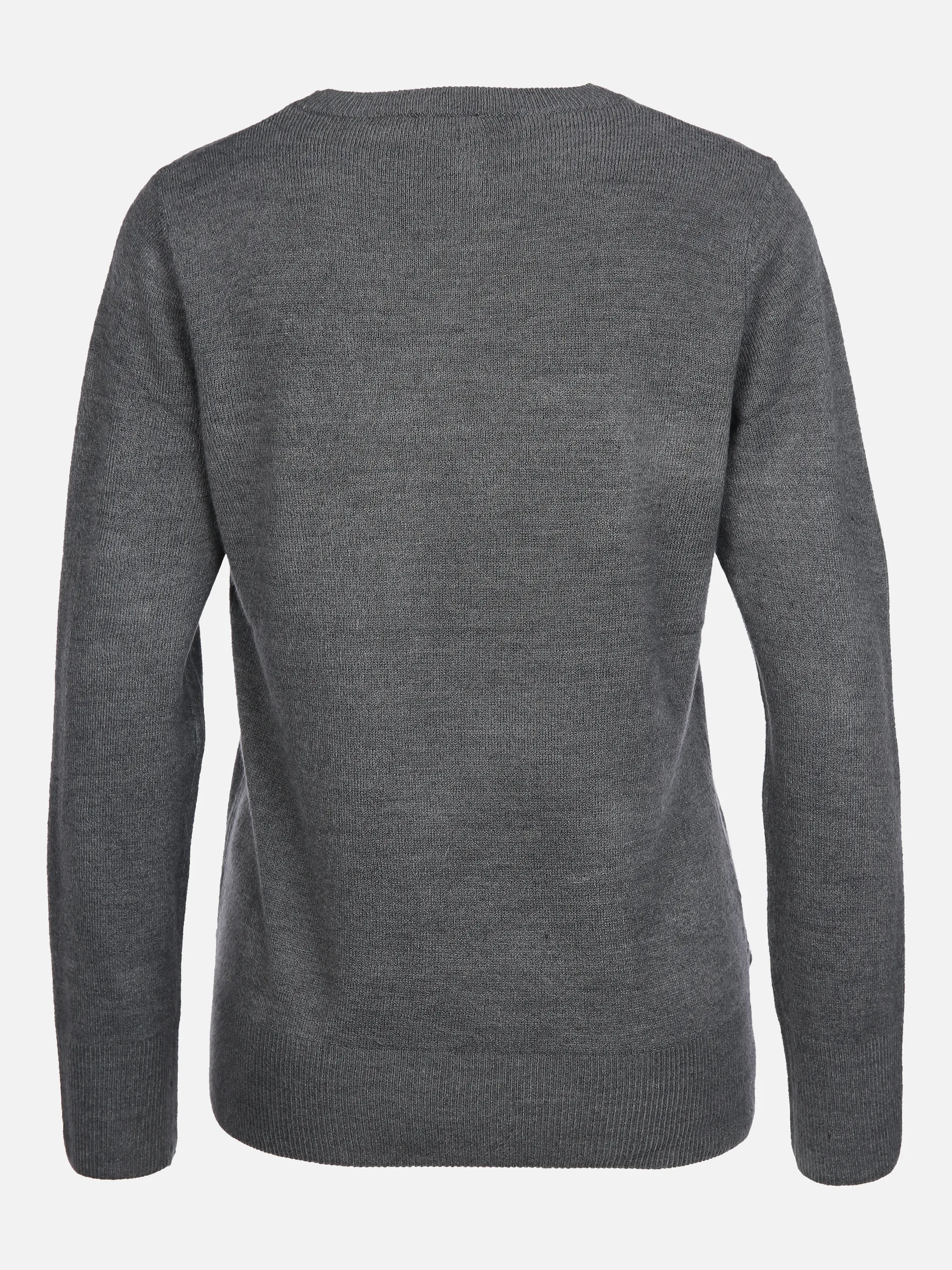 Sure Da-Rundhals-Pullover wie Cashm Grau 856106 ANTRA MEL 2