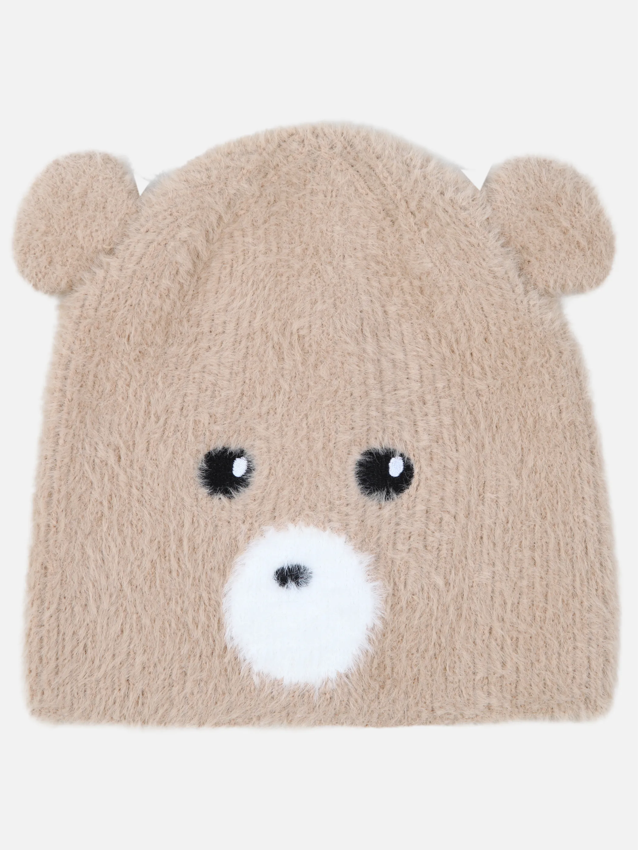 One Way Kids-Mütze, flauschiger Bär Beige 929430 BEIGE 1
