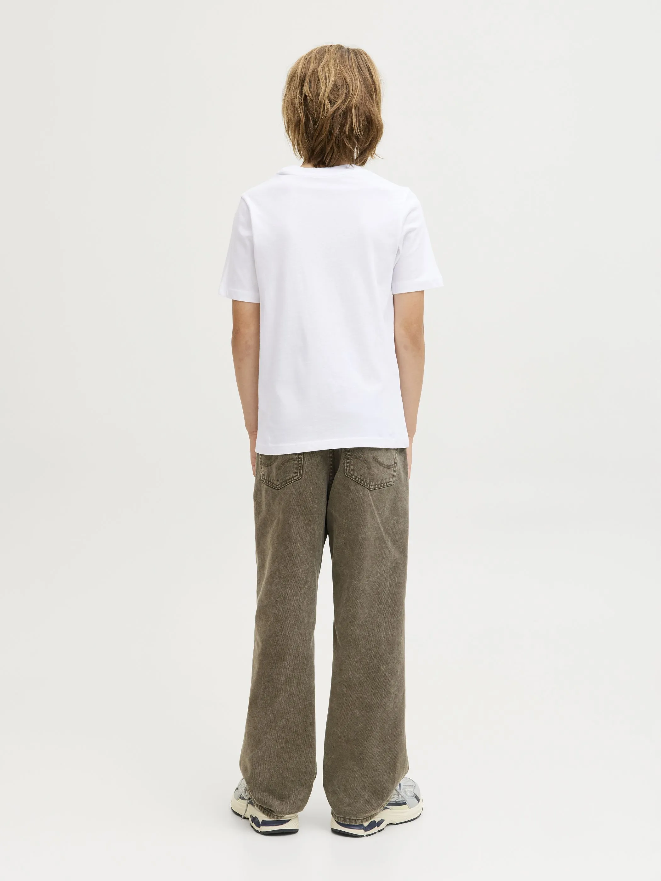 JACK & JONES Jungen Sweatshirt JJJeans – Weicher Rundhals-Pullover Mit Angerauter Innenseite