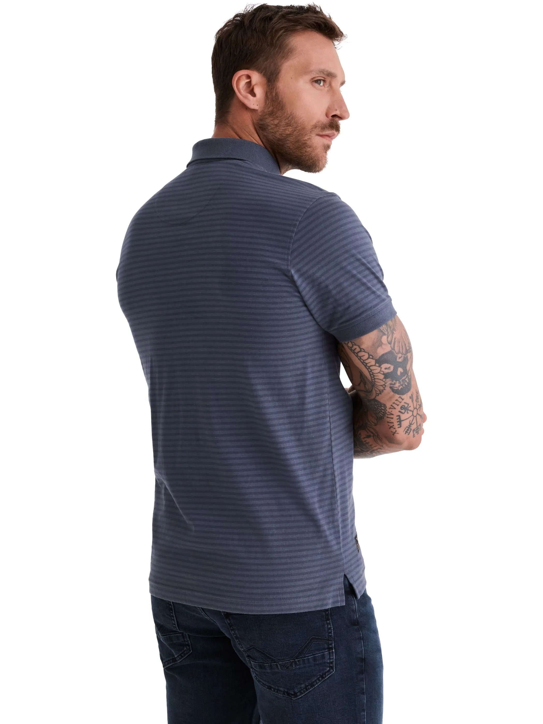 HERO by John Medoox 74101200009109 He. Poloshirts, Grau 928383 9109 2