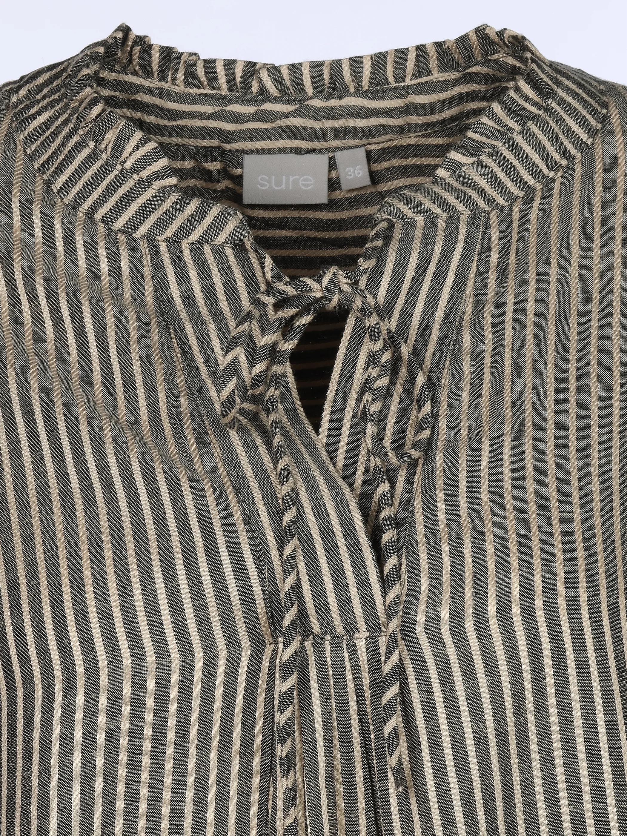 Sure Da-Bluse m. Streifen Schwarz 924505 BLACK 3