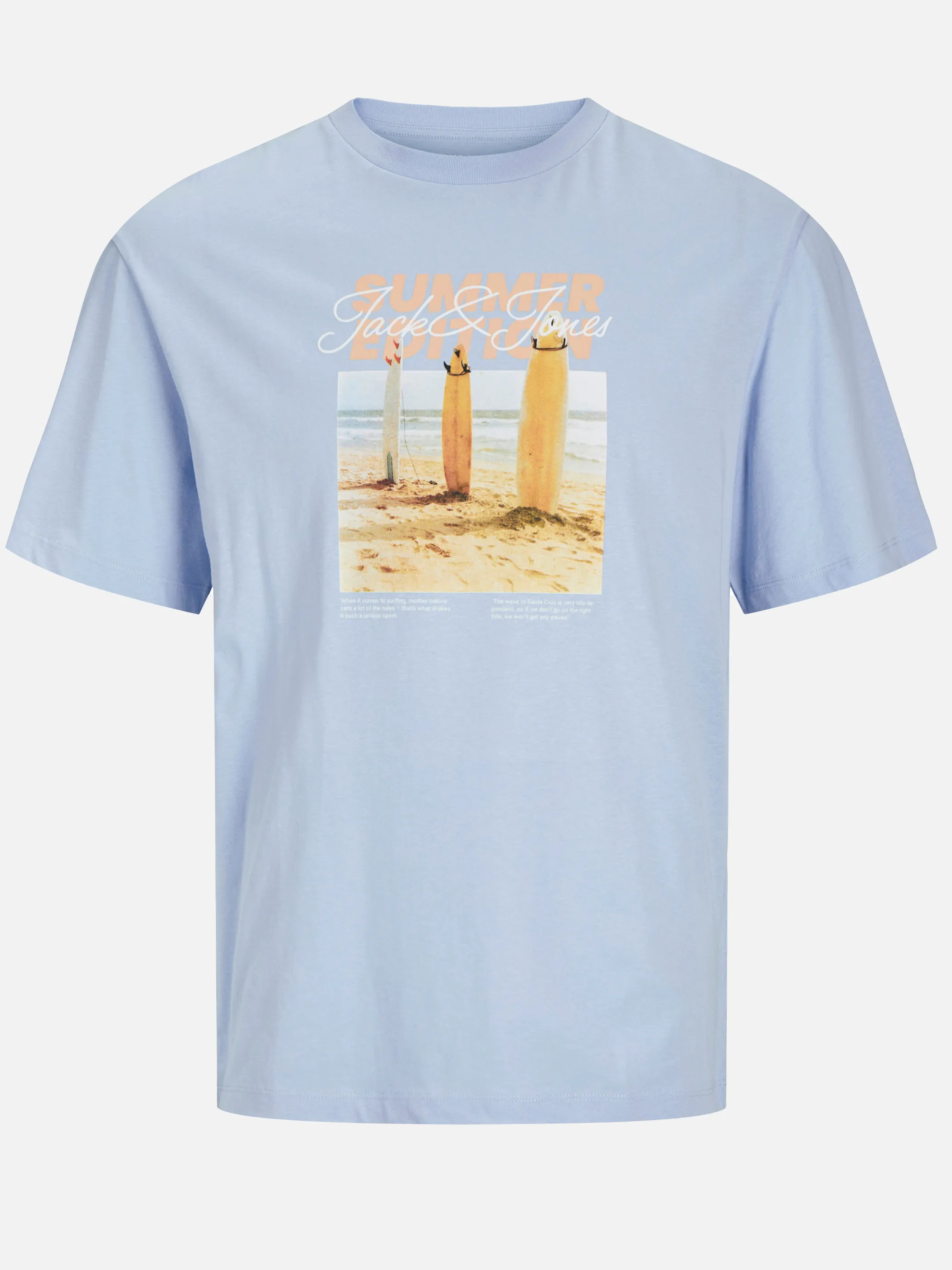 Jack Jones 12269429 JJPORTO TEE SS CREW N Blau 904467 175780 1