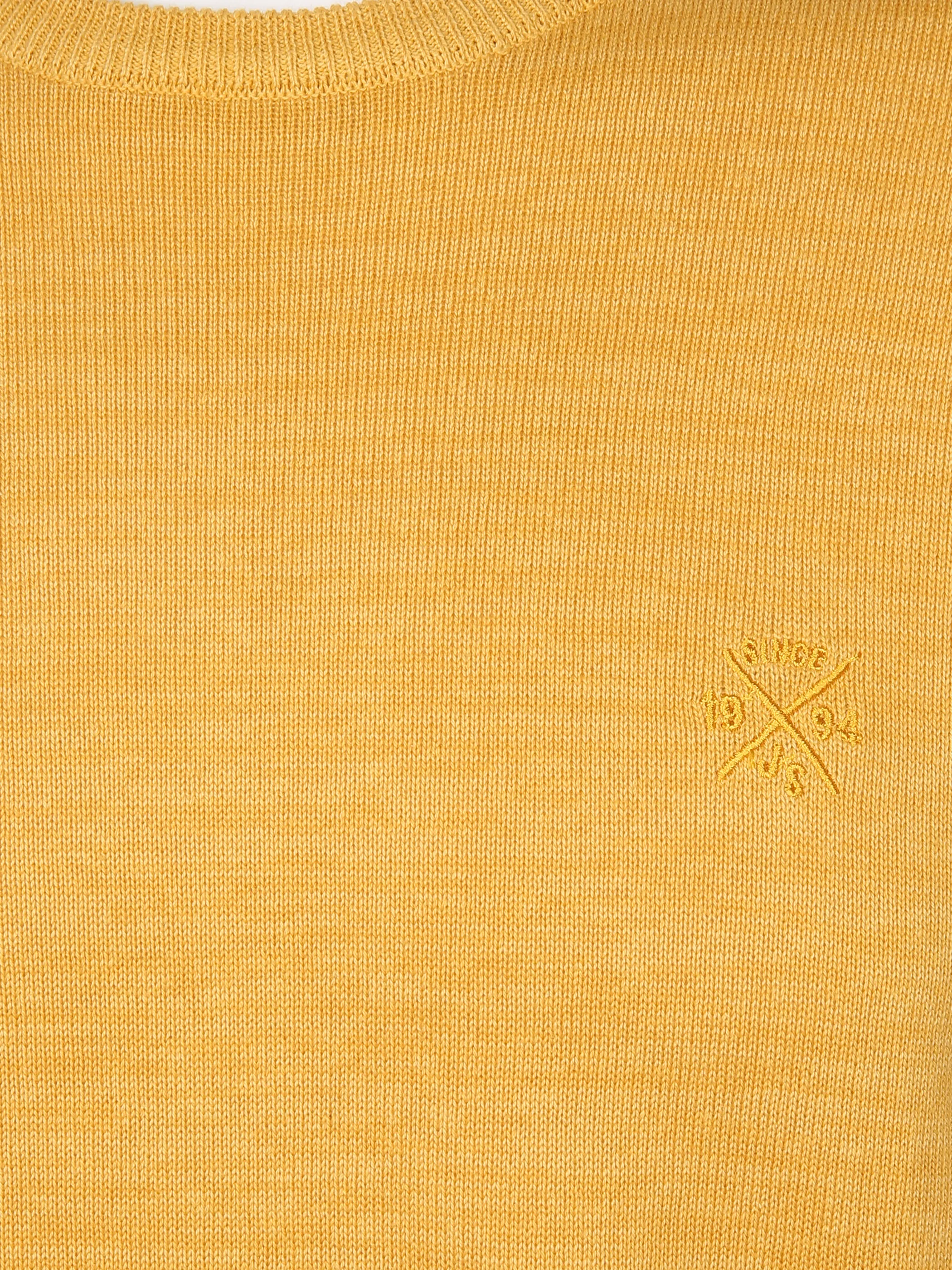 Jim Spencer He. Pullover uni basic RH Gelb 852322 YELLOW MEL 3 Jim Spencer He. Pullover uni basic RH Gelb 852322 YELLOW MEL 3