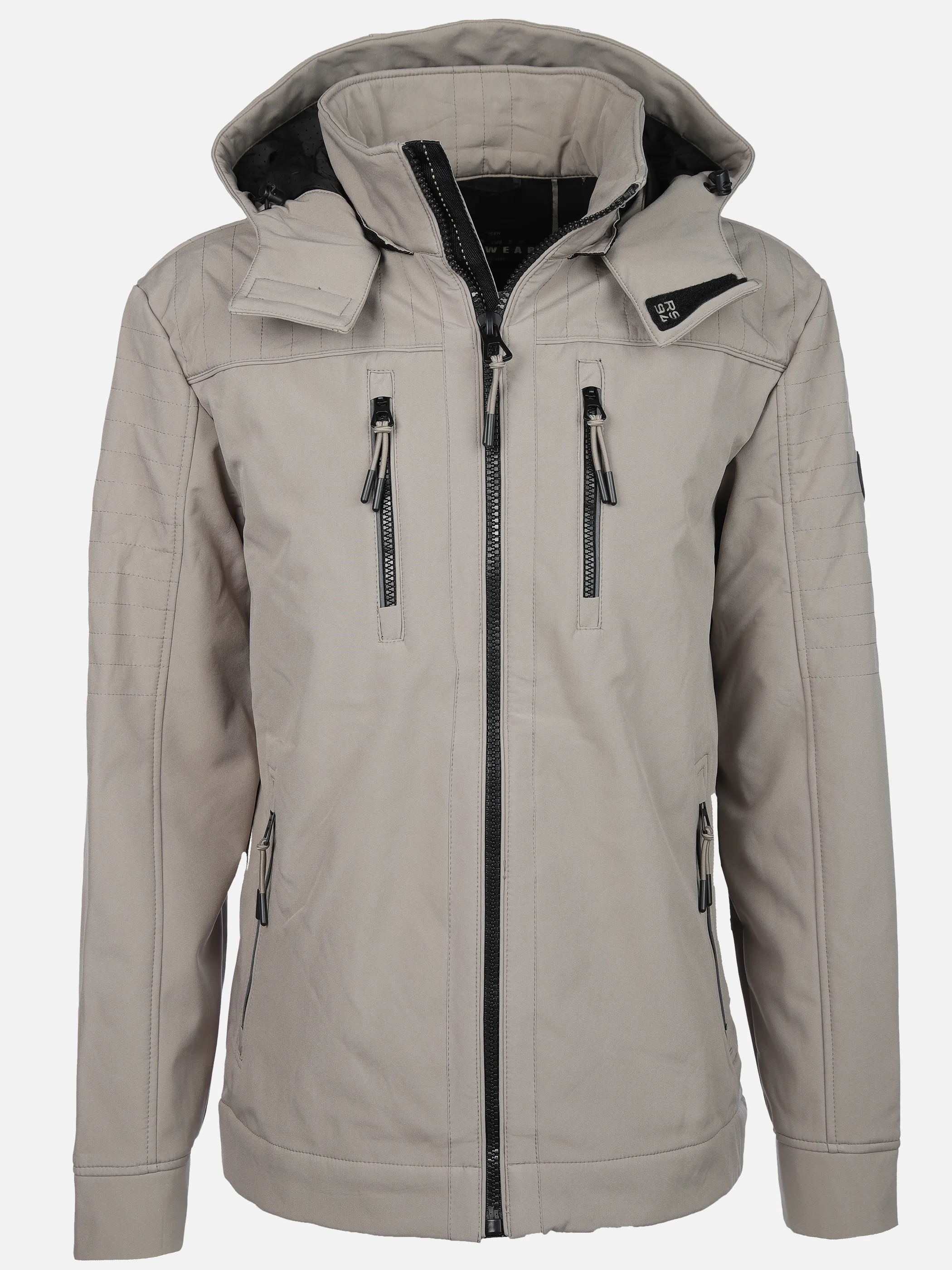 Jim Spencer He. Softshelljacke mit Kapuze Braun 912653 708 1