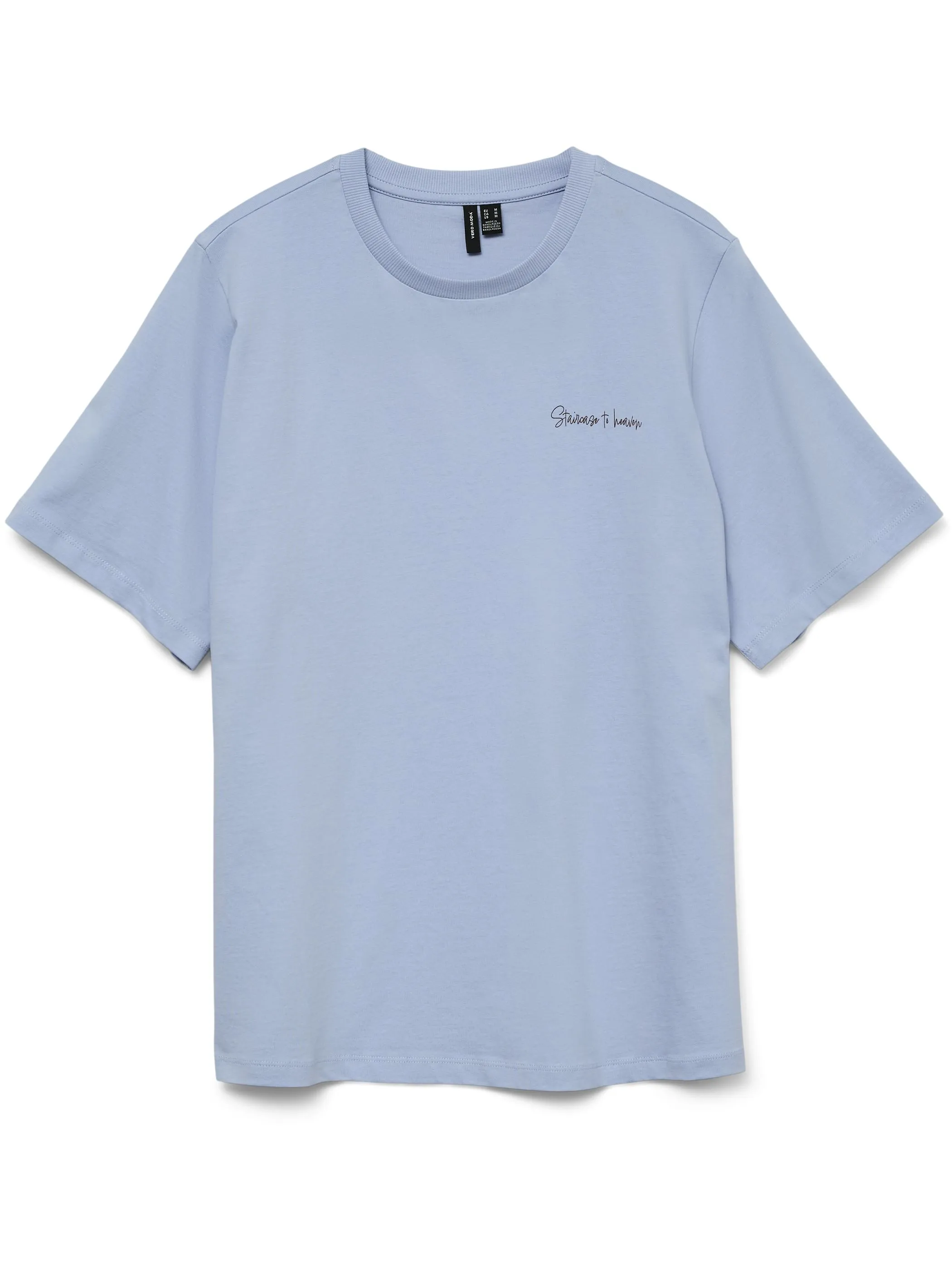 Vero Moda 10338502 VMYVONNE CATY SS TOP Blau 922152 249737001 5