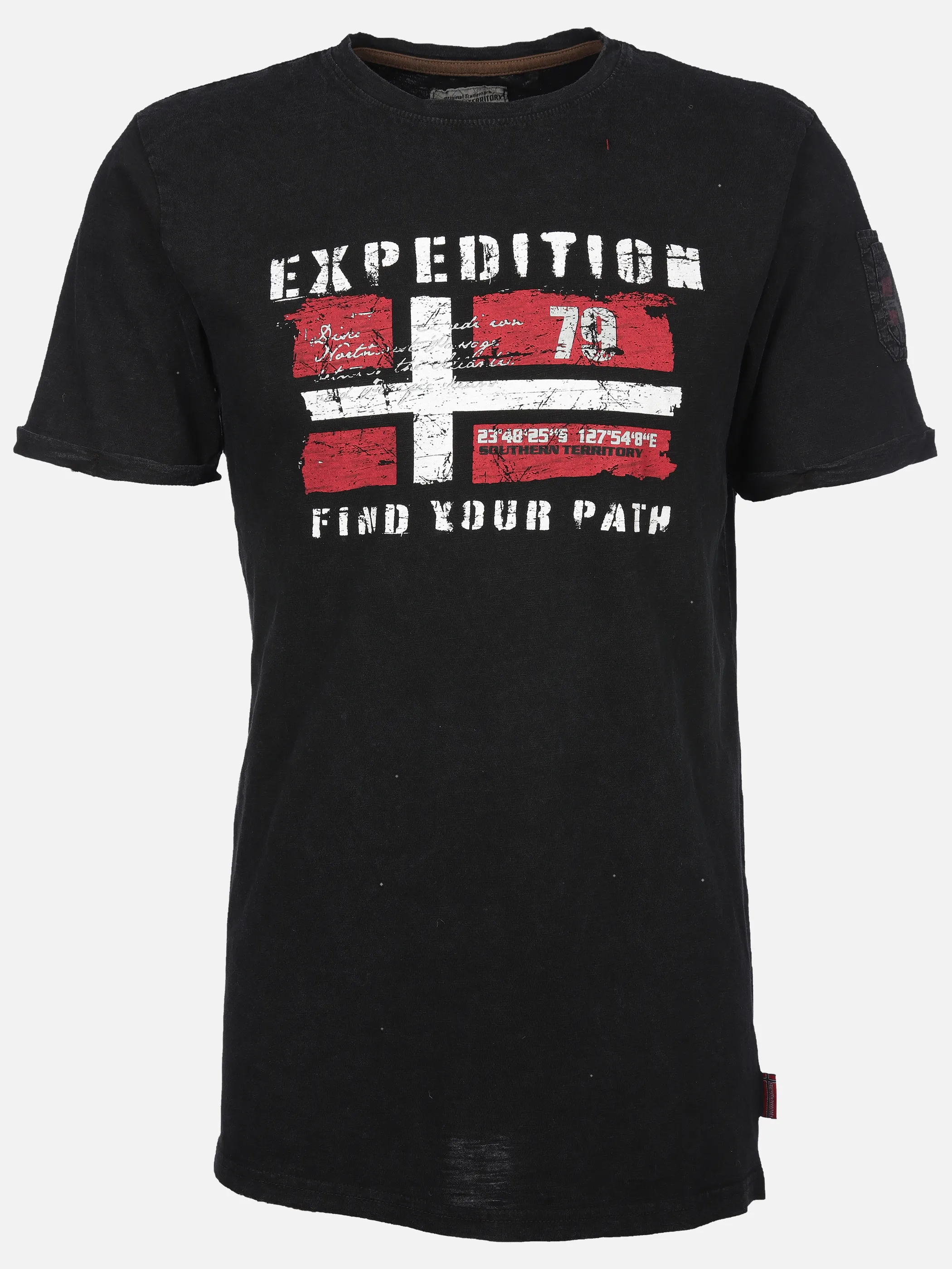 Southern Territory He. T-Shirt 1/2 Arm Logo Schwarz 910619 SCHWARZ 1 Southern Territory He. T-Shirt 1/2 Arm Logo Schwarz 910619 SCHWARZ 1