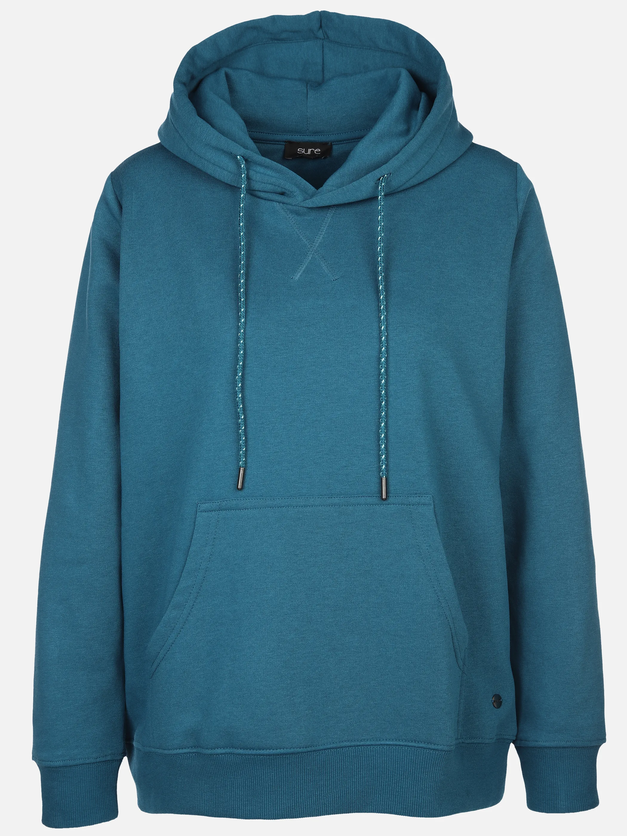 Sure Da-Sweatshirt m. Kapuze Türkis 897547 PETROL 1 Sure Da-Sweatshirt m. Kapuze Türkis 897547 PETROL 1
