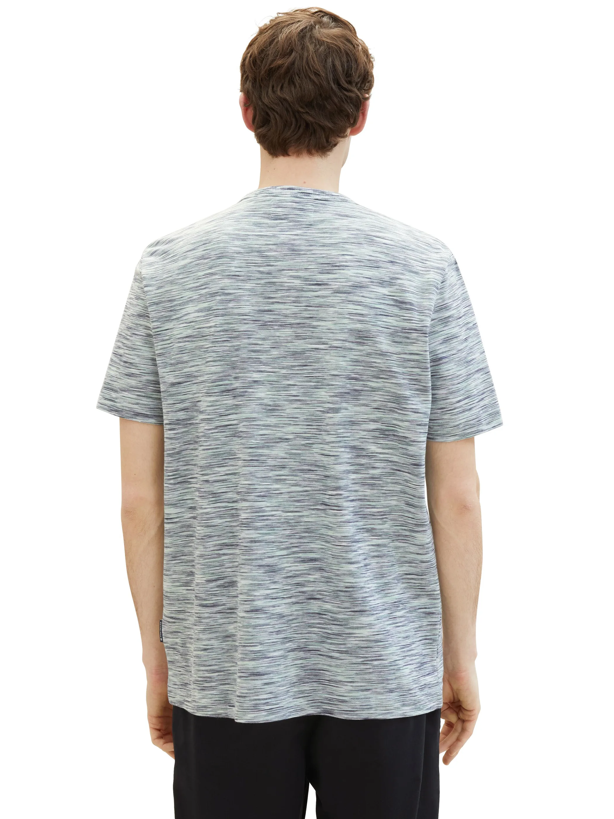 Tom Tailor 1040940 spacedye t-shirt Blau 890953 35056 2