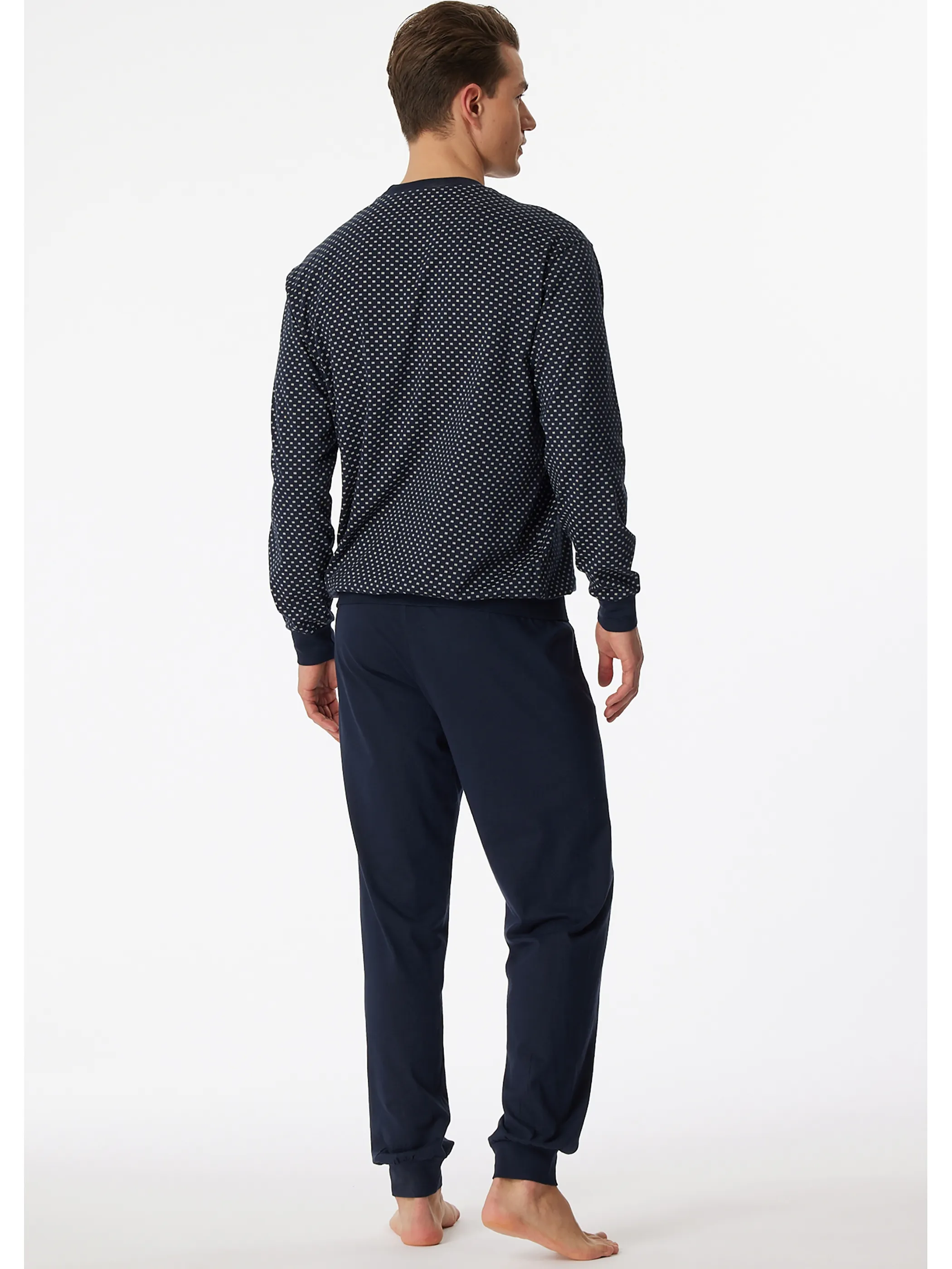 Schiesser 159620-803-052 Anzug Lang Blau 764152 803 3 Schiesser 159620-803-052 Anzug Lang Blau 764152 803 3