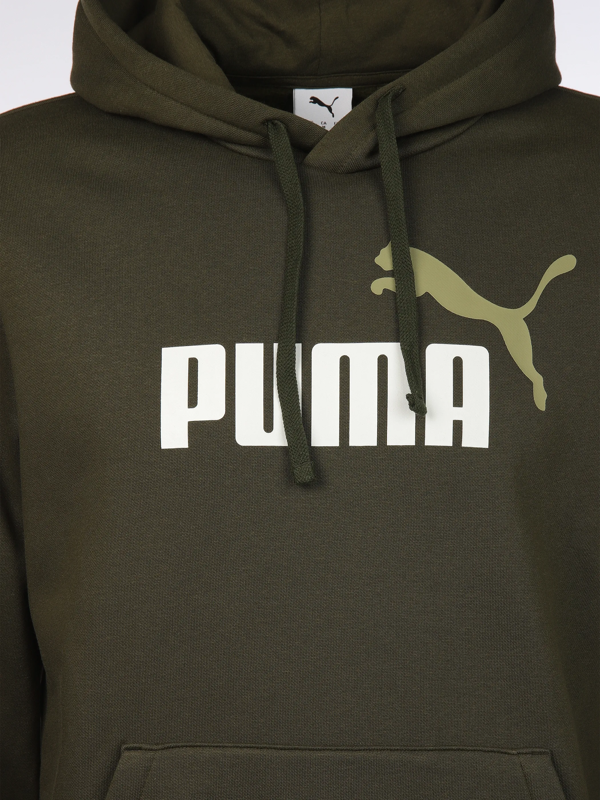Puma 684711He-Hoodie Logo Oliv 912718 0070 3