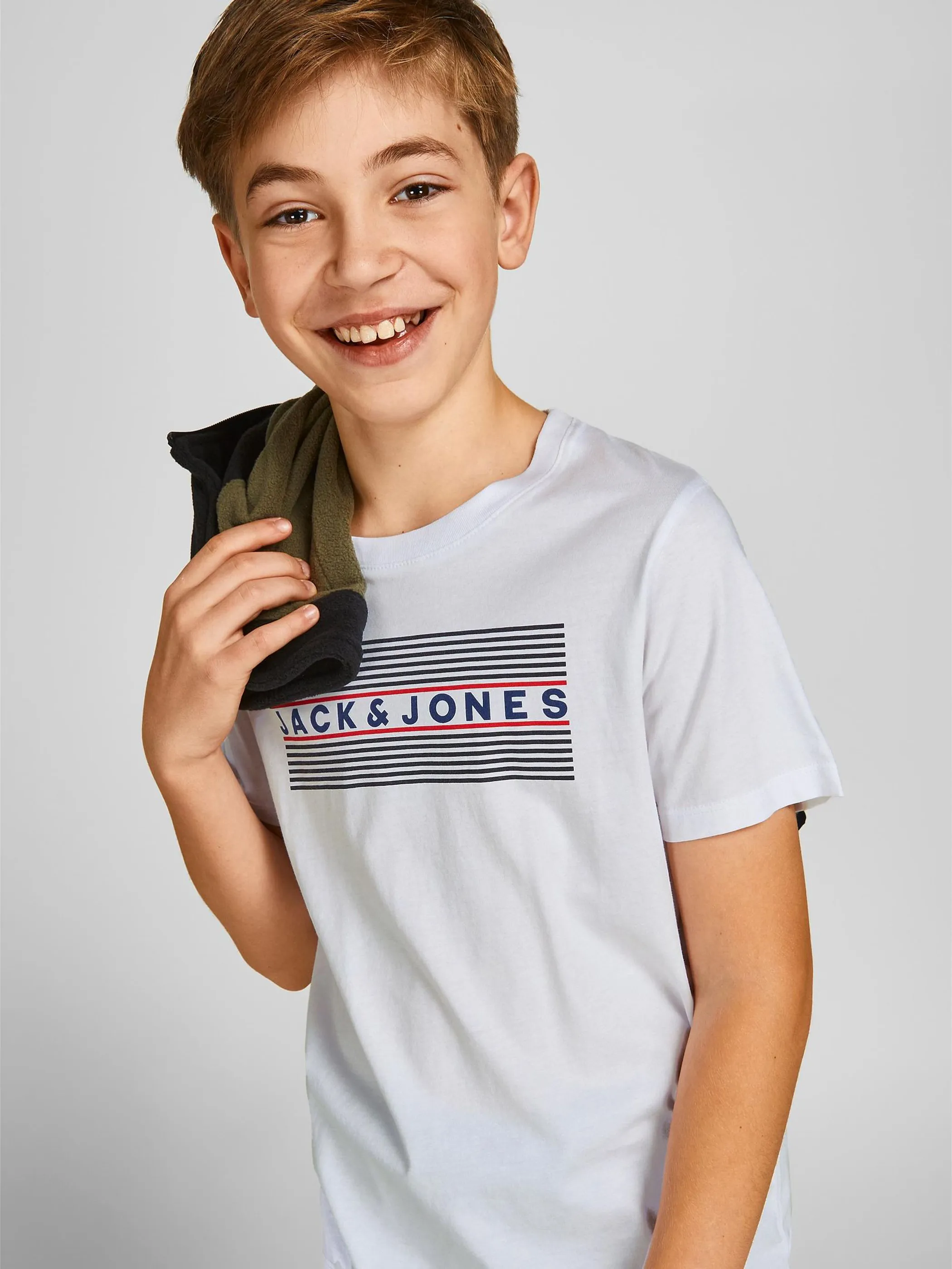 Jack&Jones Junior 12152730 JJECORP LOGO TEE SS C Weiß 848088 178074006 5
