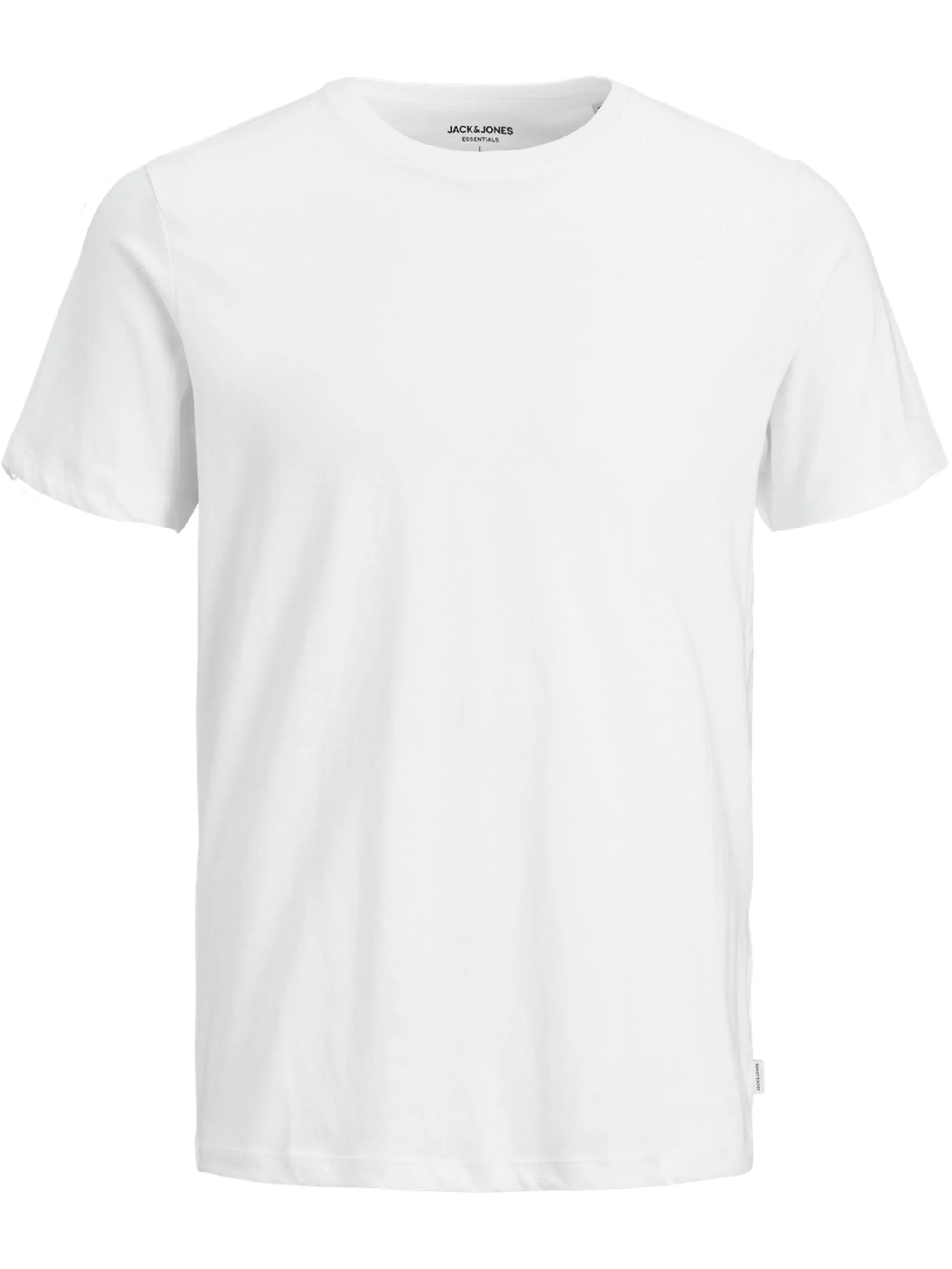 Jack Jones 12156101 JJEORGANIC BASIC TEE Weiß 865548 178074001 1