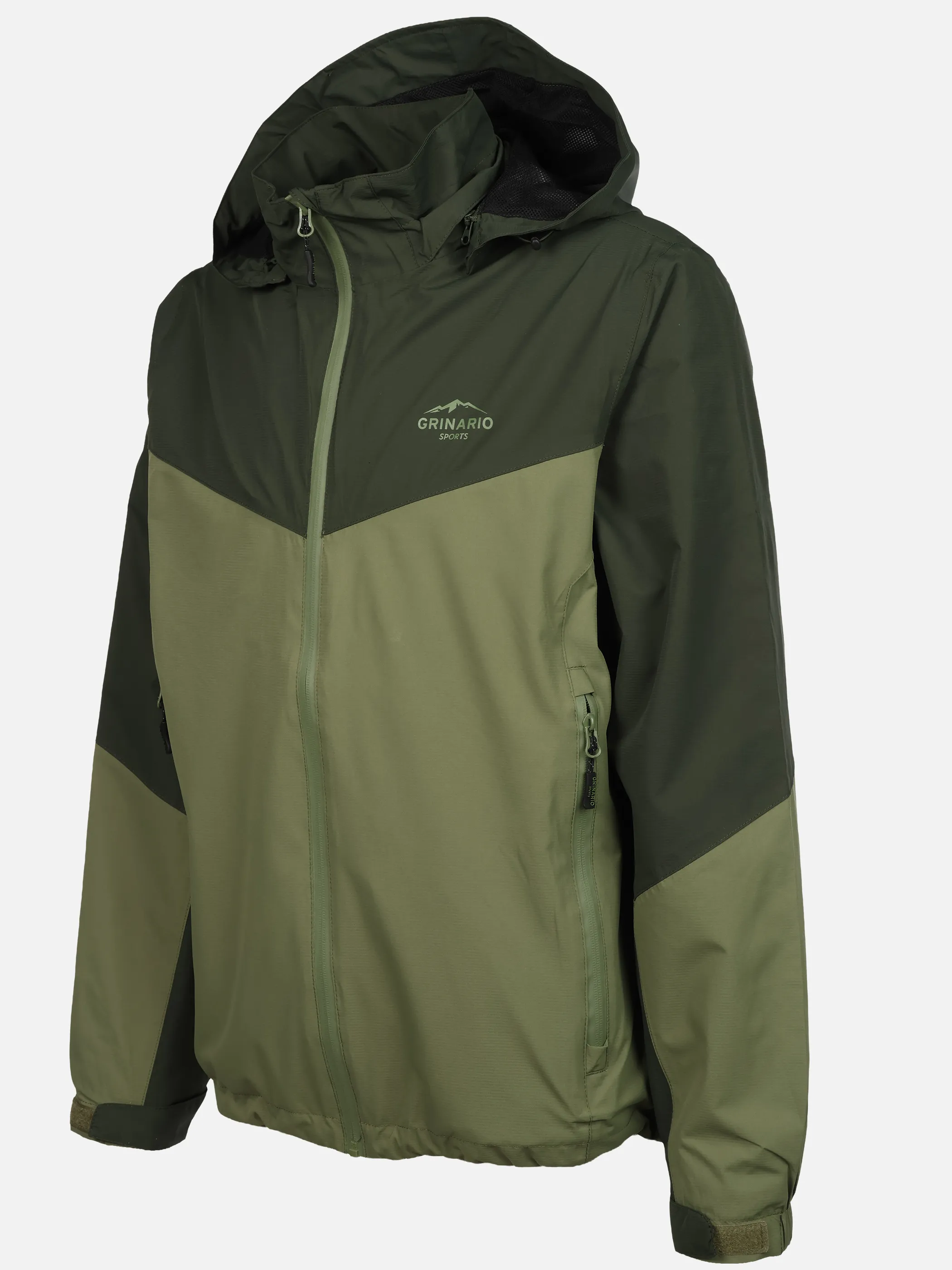 Grinario Sports He-Regenjacke, packable, Wassersäule 10.000 mm Oliv 928454 OLIVI/DUFF 3
